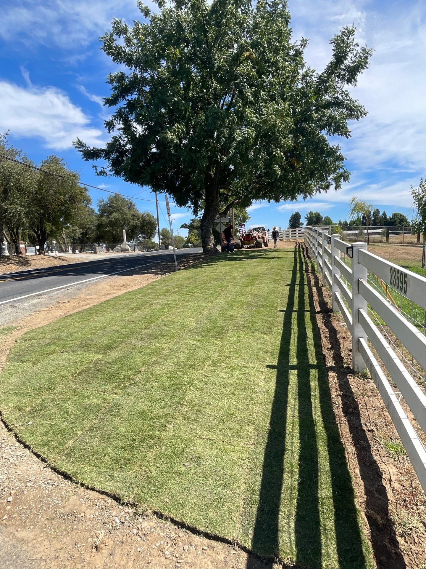 Project in Clements by A - G Sod Farms