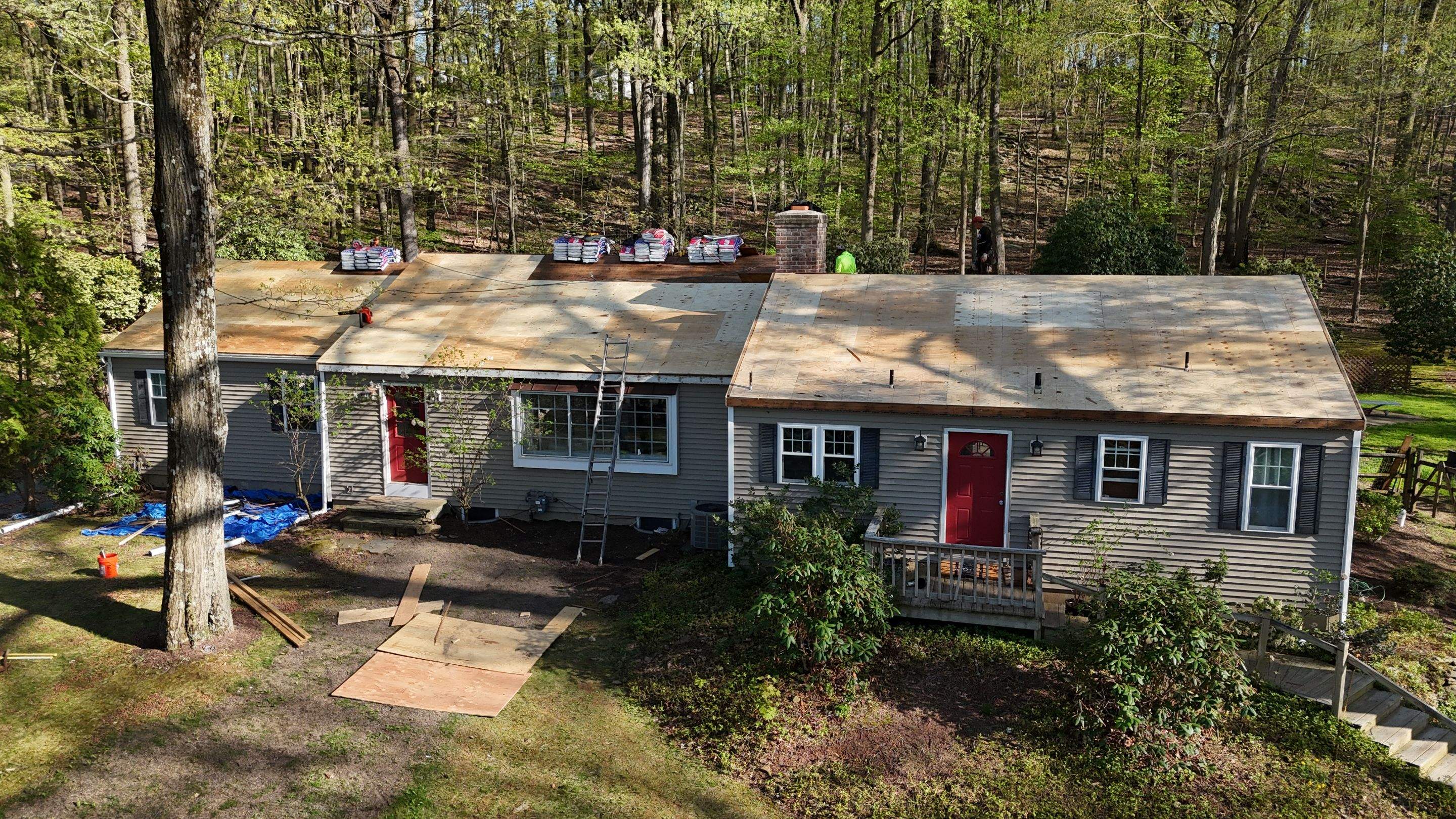 Roof Project in Califon, NJ. by All State Home Improvement Inc.