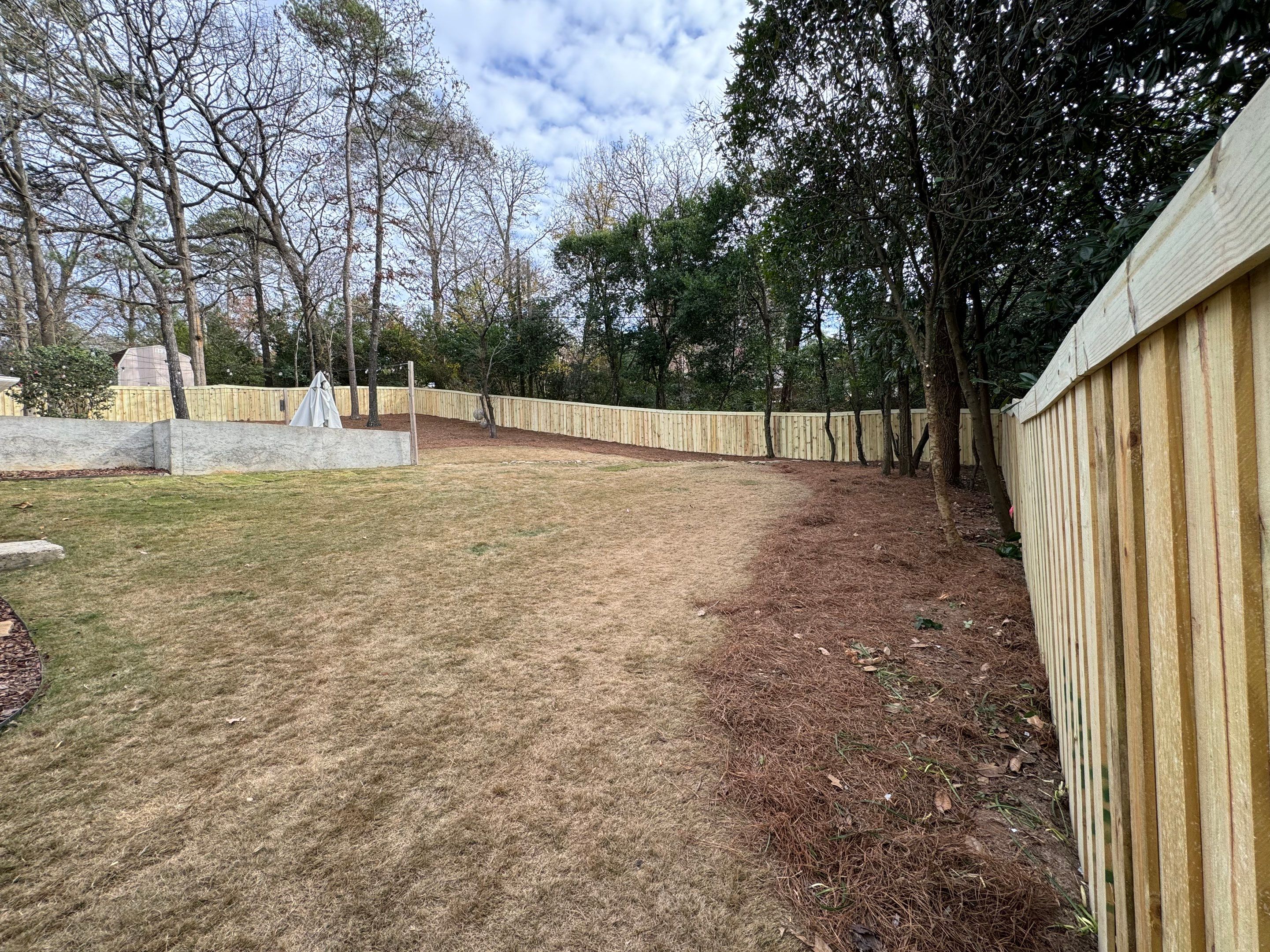Crestline - Board on Board Fence by Pillar and Pine