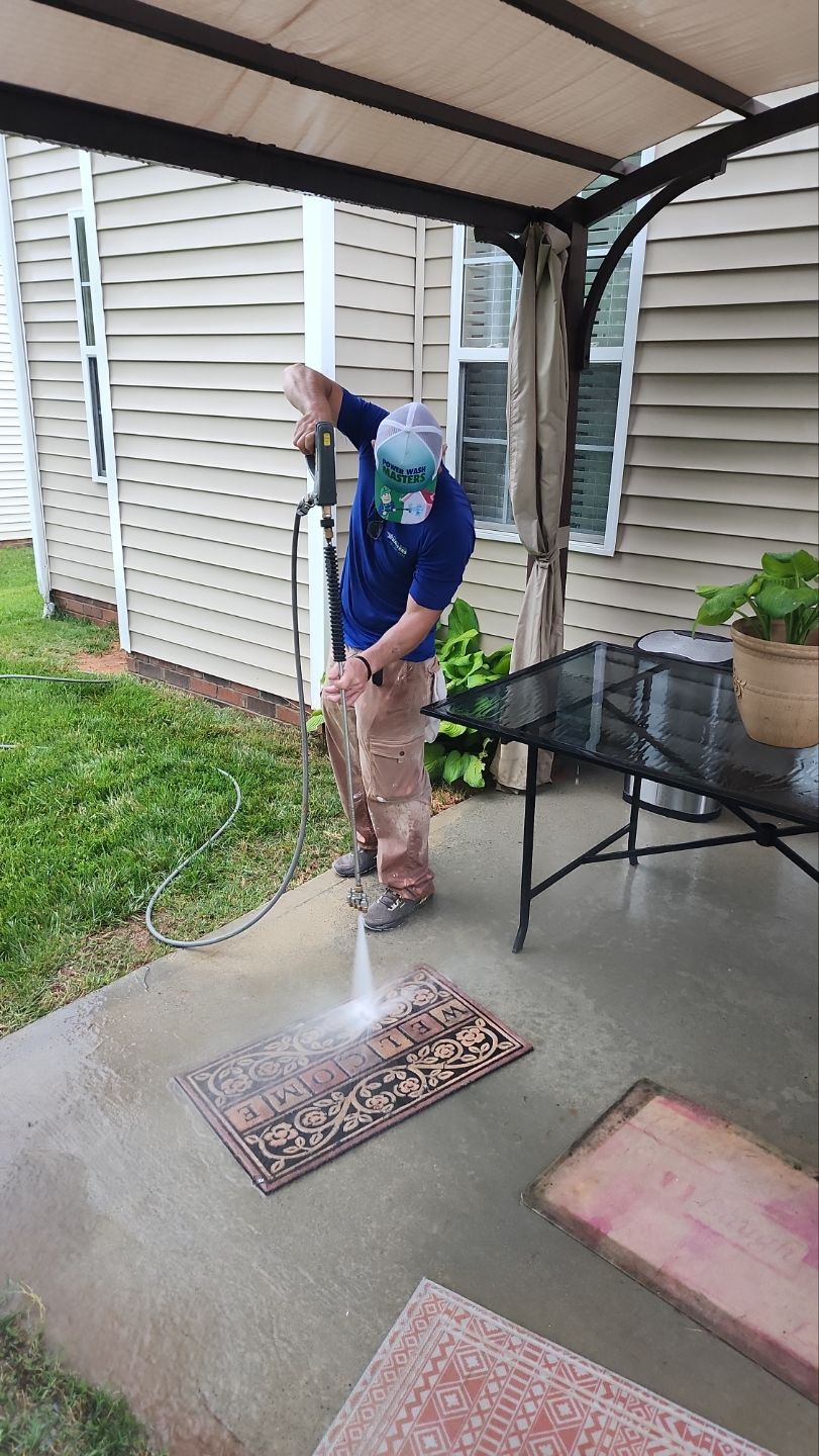House Wash using cleaner by Power Wash Masters LLC