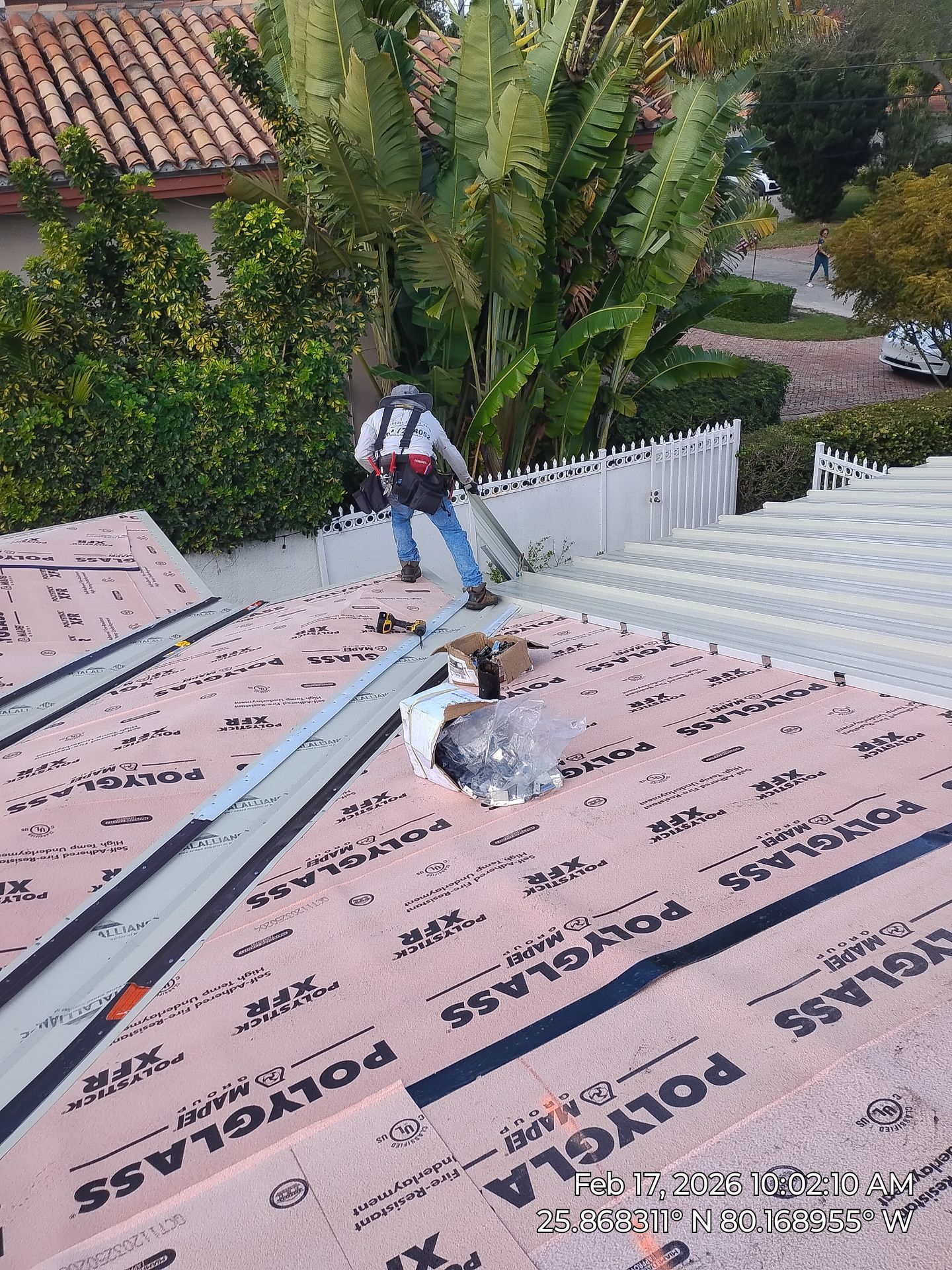New Metal Standing Seam Install by Earl W. Johnston Roofing 