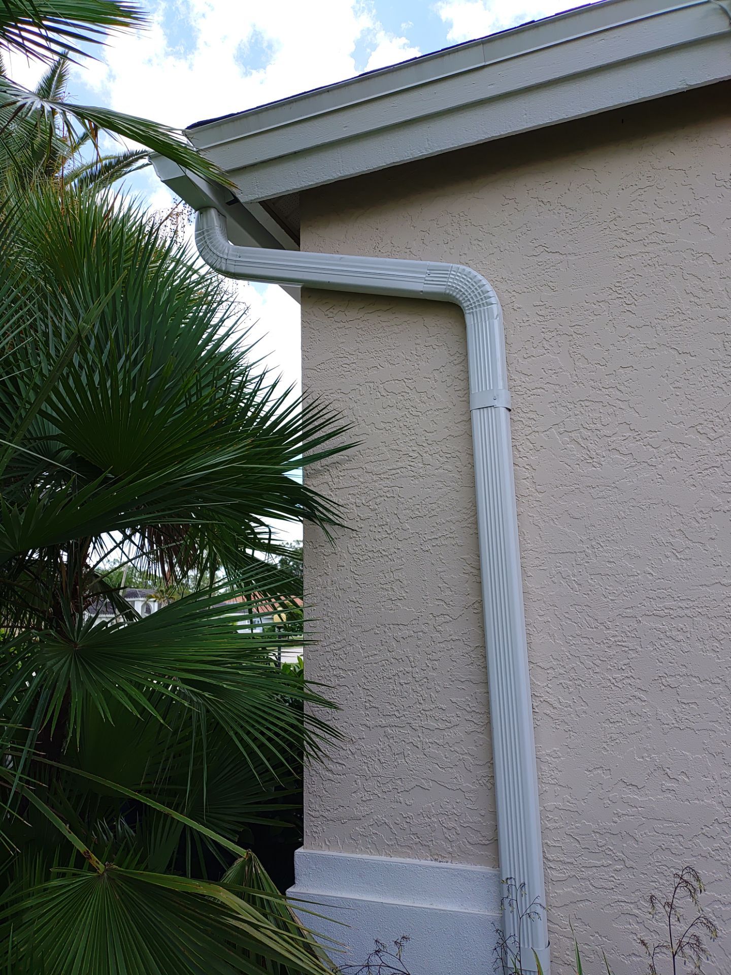Splash Guard System Installation in Fort Myers FL by Gutter Professor by Gutter Professors