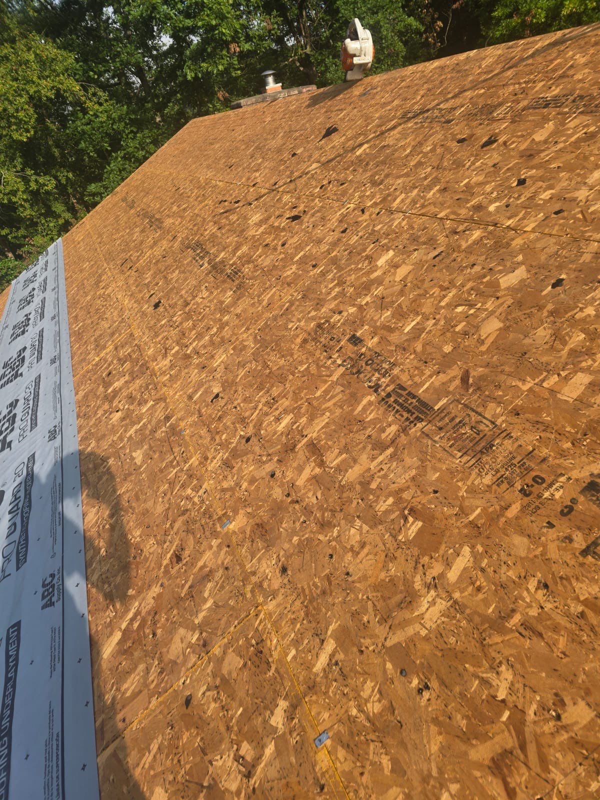 Residential Roofing Installation using GAF TImberline HDZ Hickory by Rainstoppers Roofing