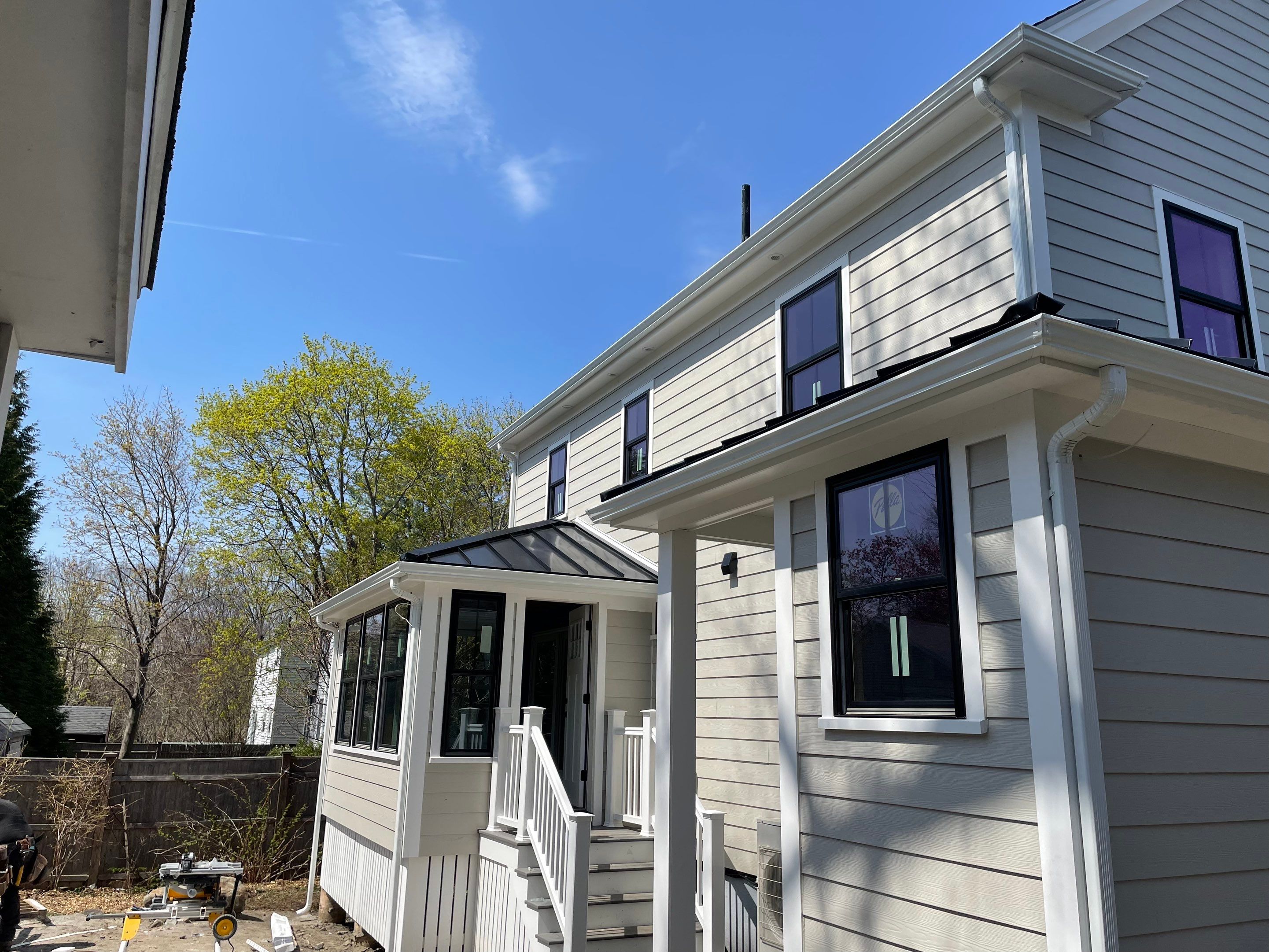 Gutter Installation using 5" K-Style Aluminum Gutter in Lexington, MA by Gutter Pro Enterprises