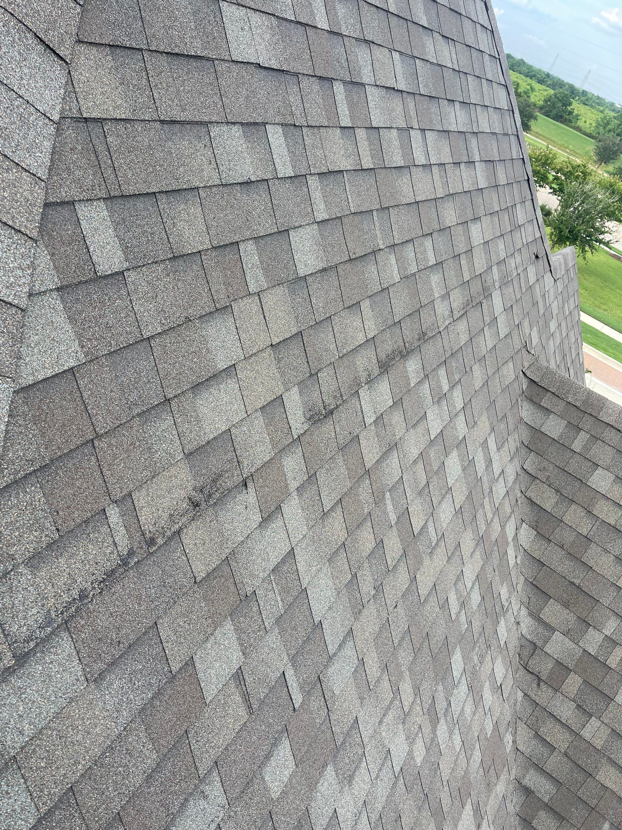 Hail Damage using Owen's Corning Duration (Lifetime) Shingles by Roof Repair Company