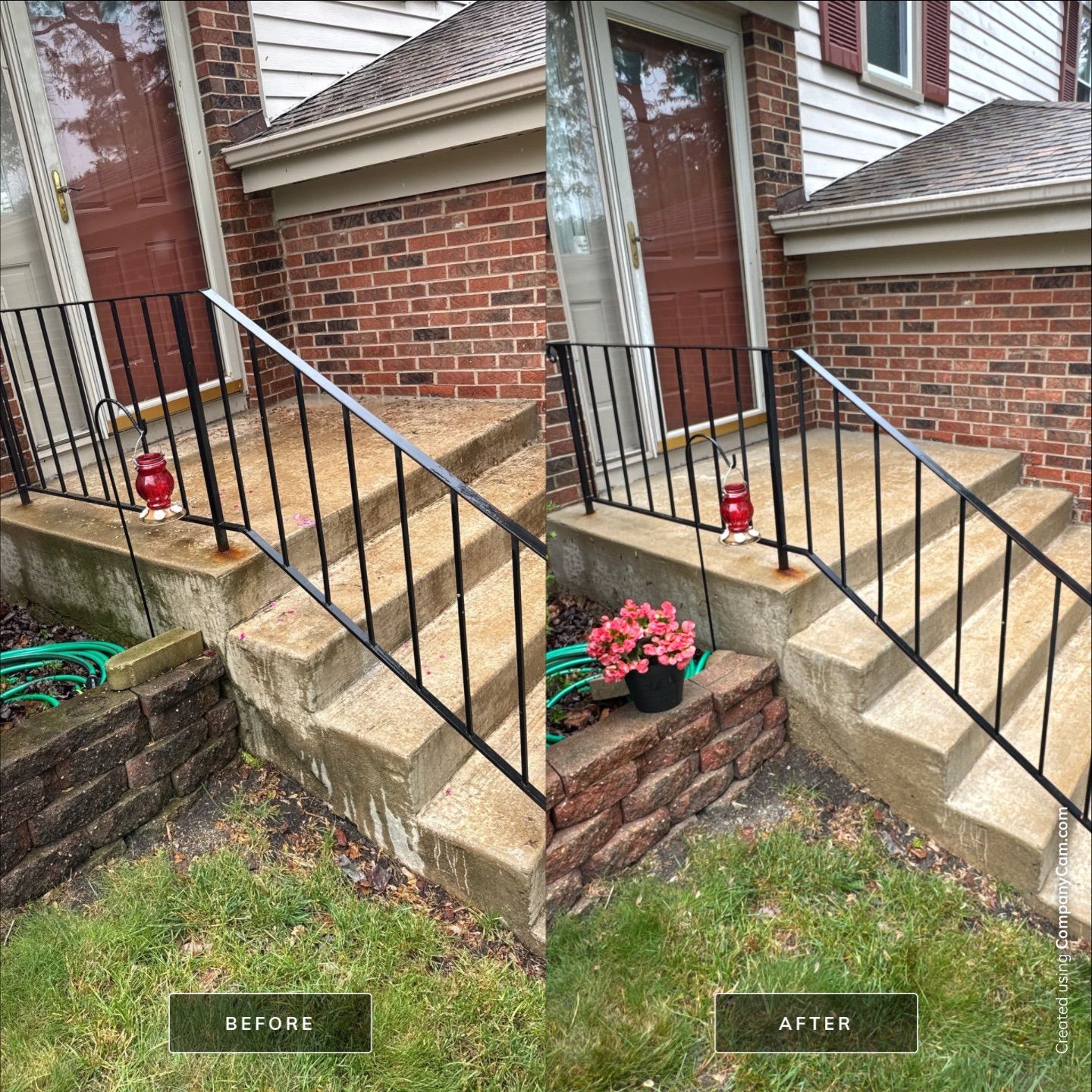 Project in Roselle by Simmons Power & Soft Washing