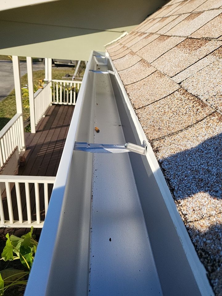 Gutter Installation using K-Style Seamless Gutters by Gutter Professors