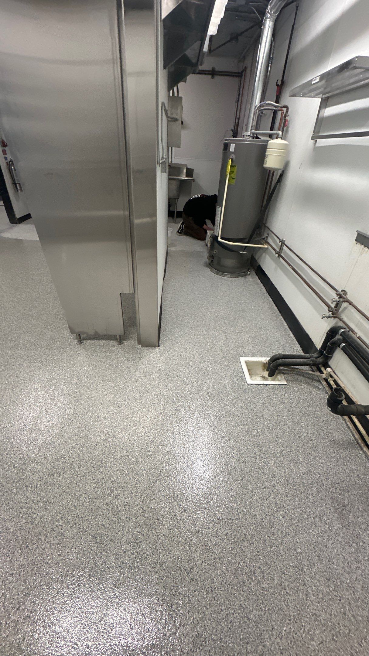 Commercial Kitchen Flooring using Slate Stone 1/8" by Croc Coatings, LLC