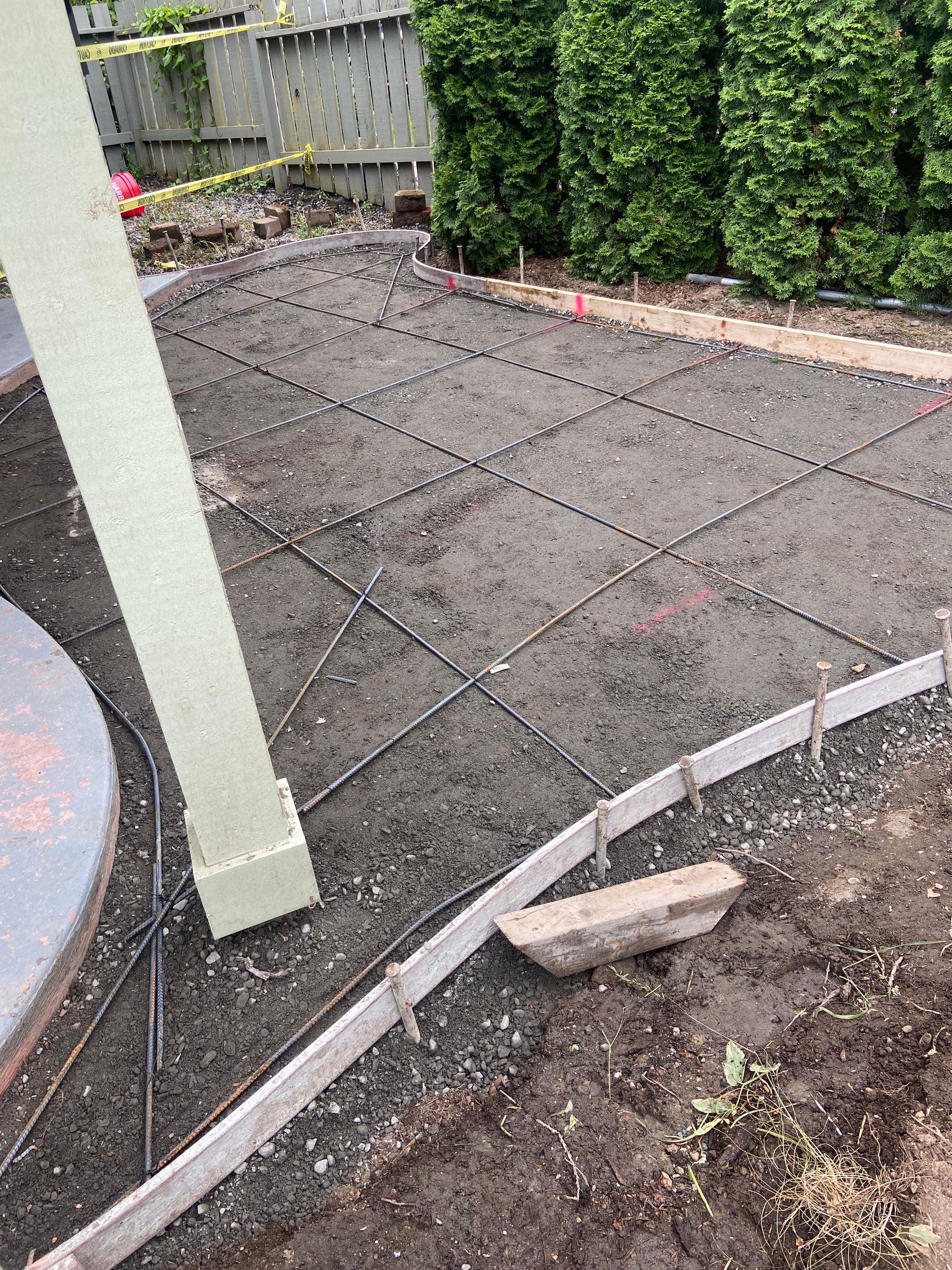 Ashley | Concrete Back Patio by Jireh Asphalt & Concrete Inc 