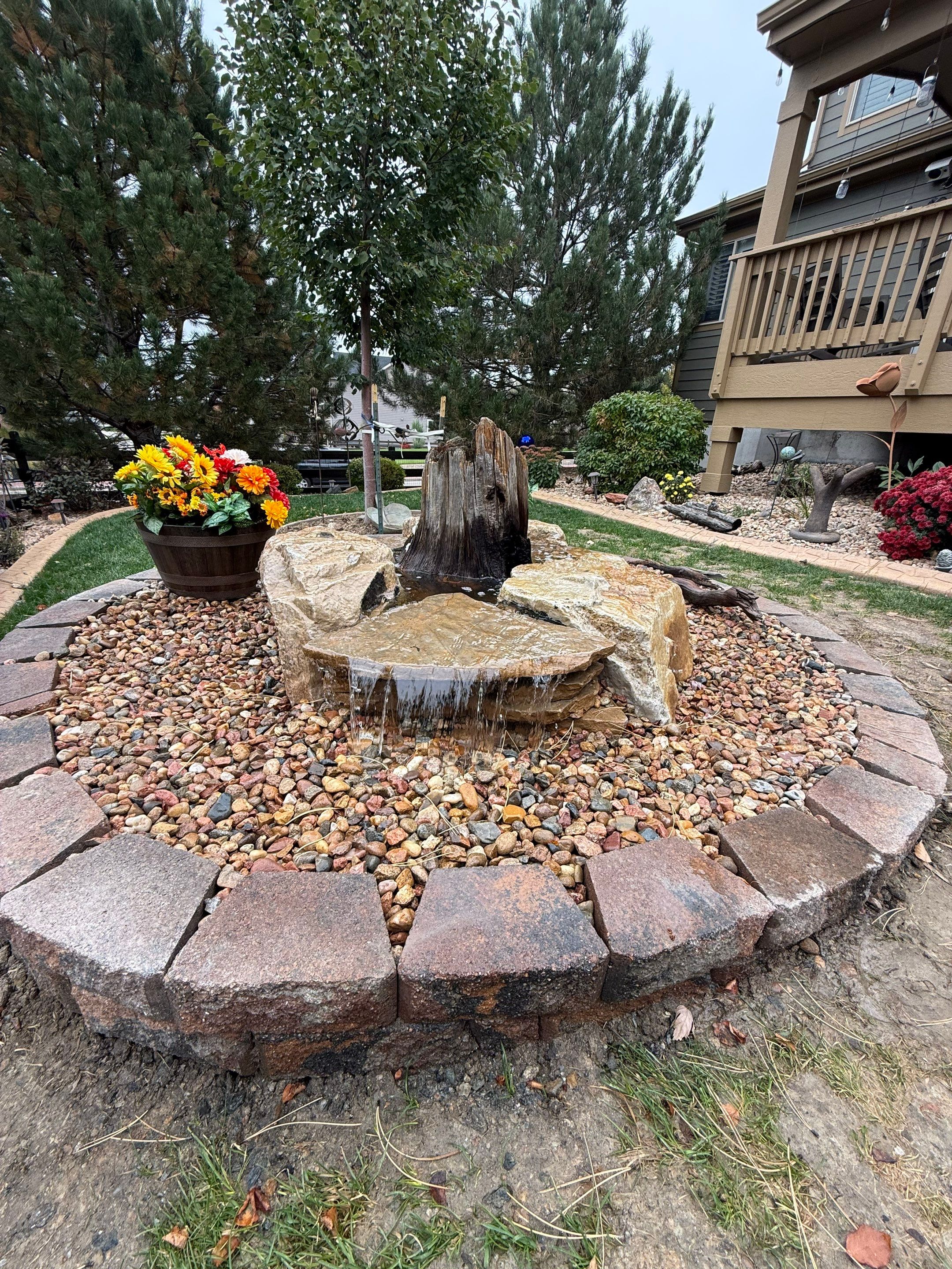 Fountainscape in Parker by JRM landscape & design