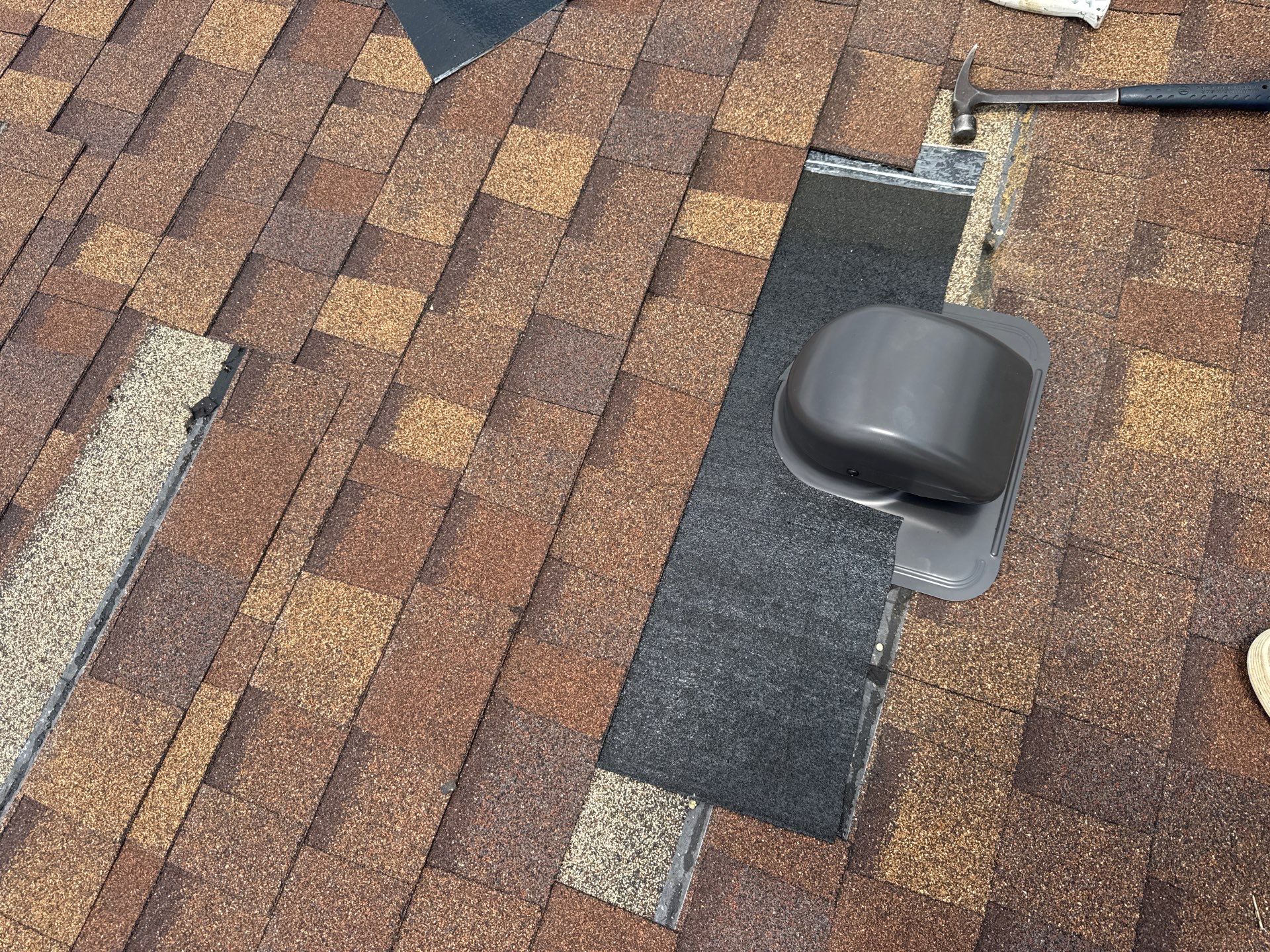 Roof Replacement using Owens Corning Desert Rose by 180 Contractors