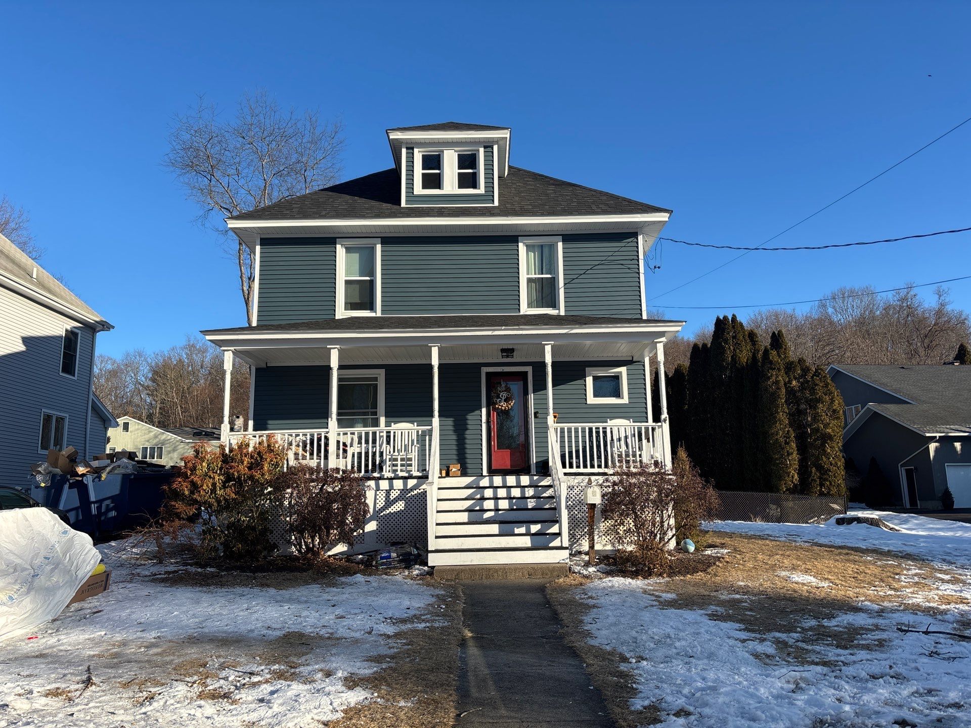 Residential Roof Replacement and Vinyl Siding Installation in Ansonia by A Plus Exterior