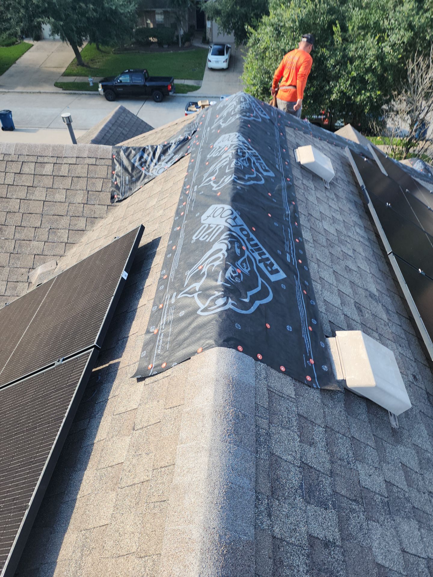 Residential Roofing Repair using Owen's Corning Duration (Lifetime) Shingles by Roof Repair Company
