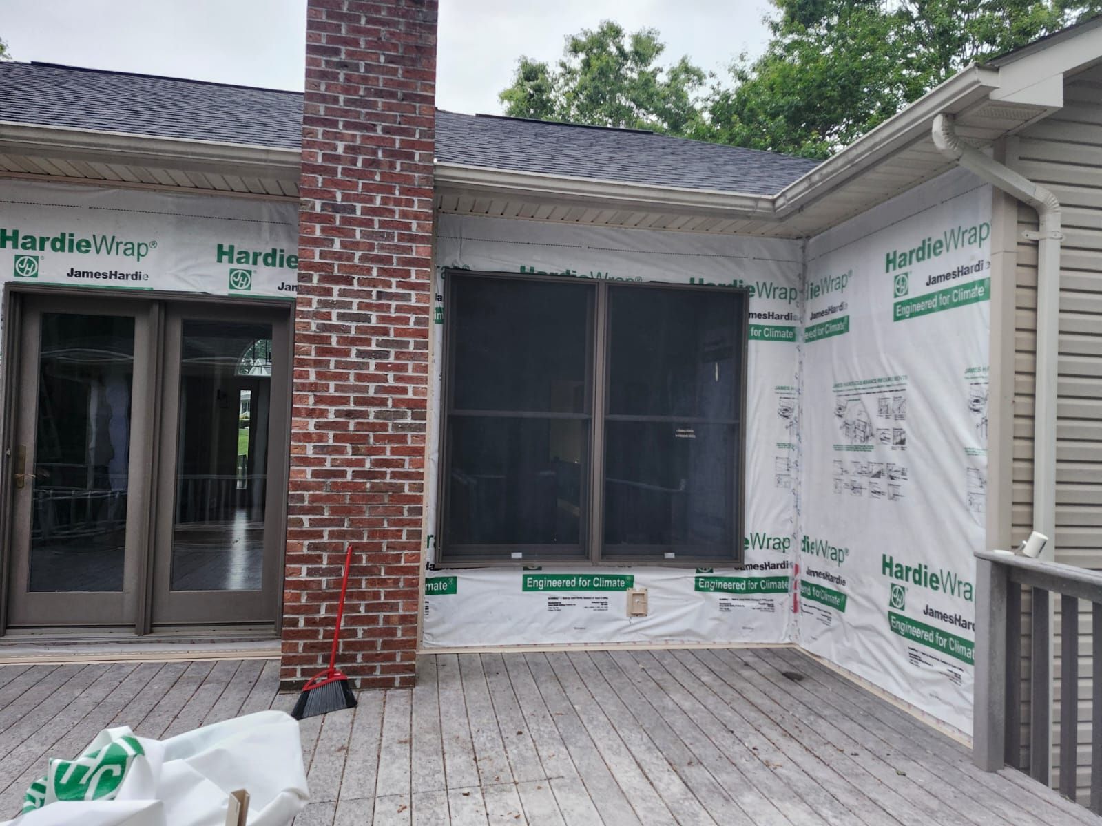 Window replacement with minor carpentry and siding/gutter replacement. by Window Depot of Annapolis