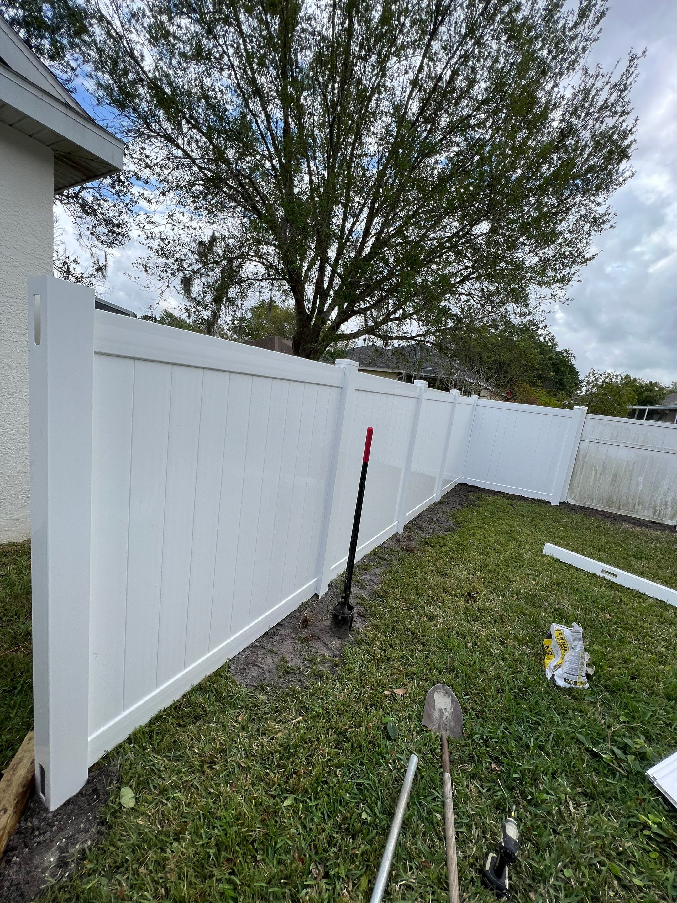 Vinyl Fence Installation using Vinyl Privacy Fence  by Asap fence and gates, LLC