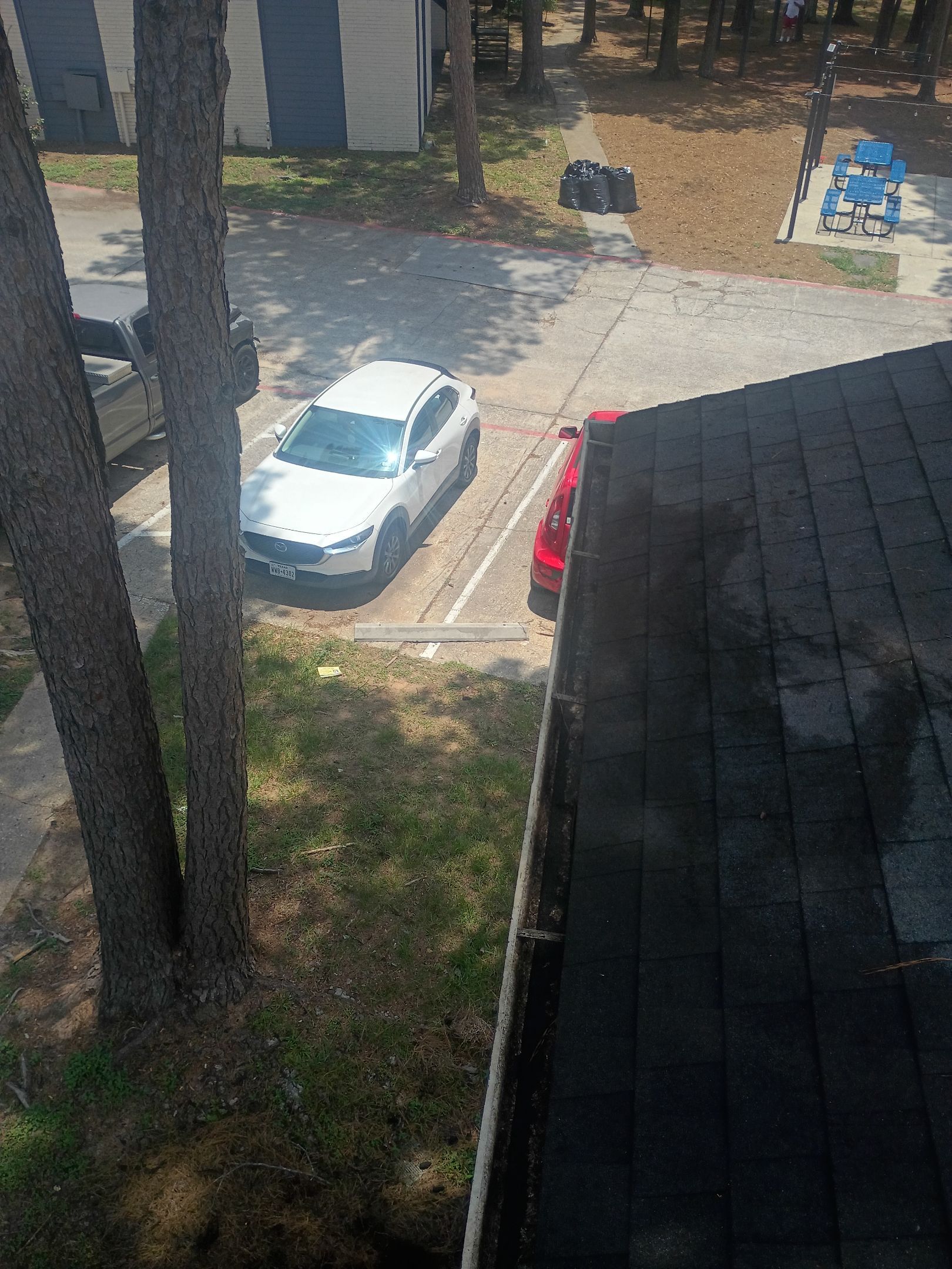 Commercial gutter cleaning College Station & Bryan, TX after photo with clean gutters