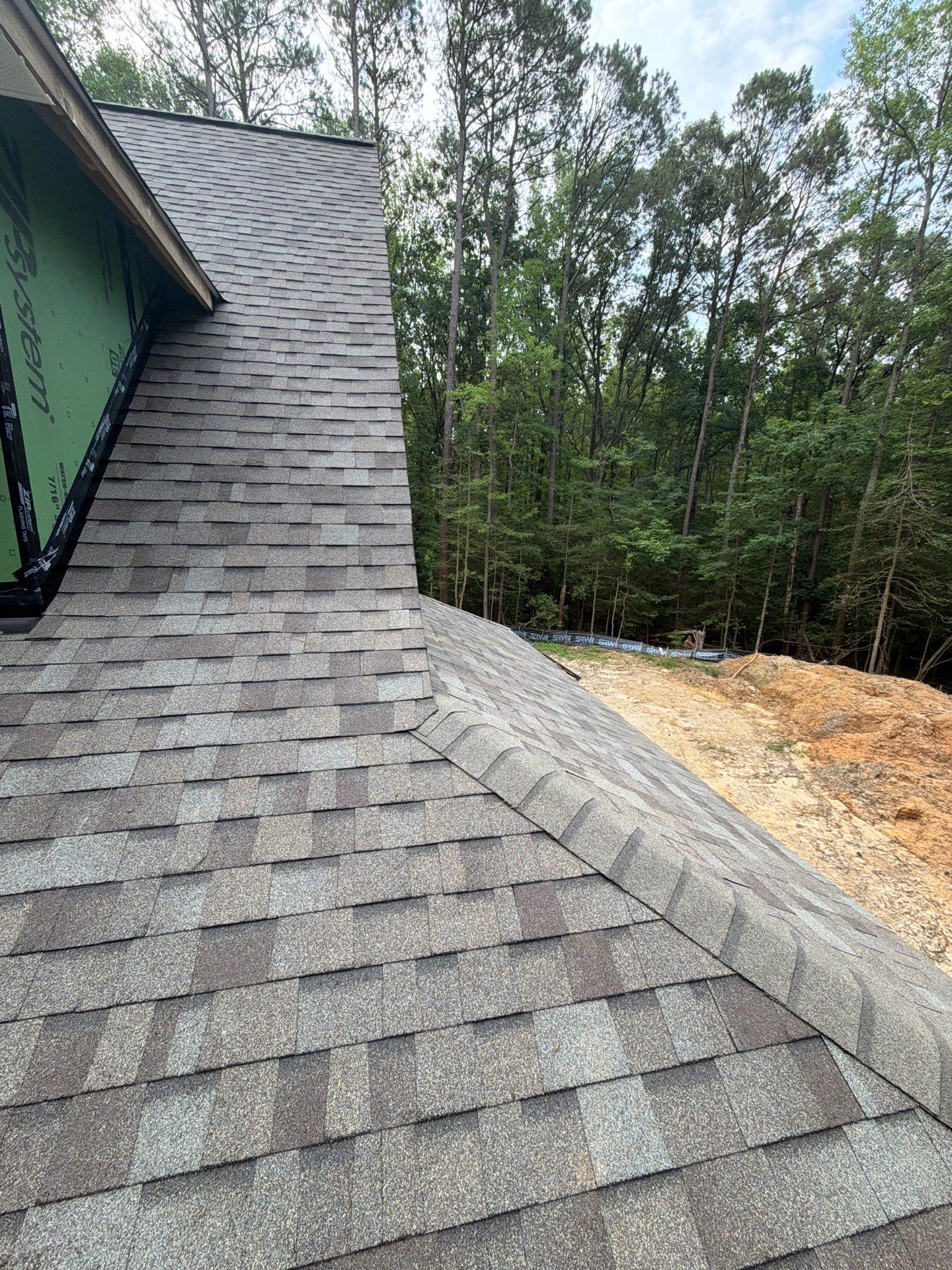 Custom New Home Roof Install in Heathsville by Cade Construction