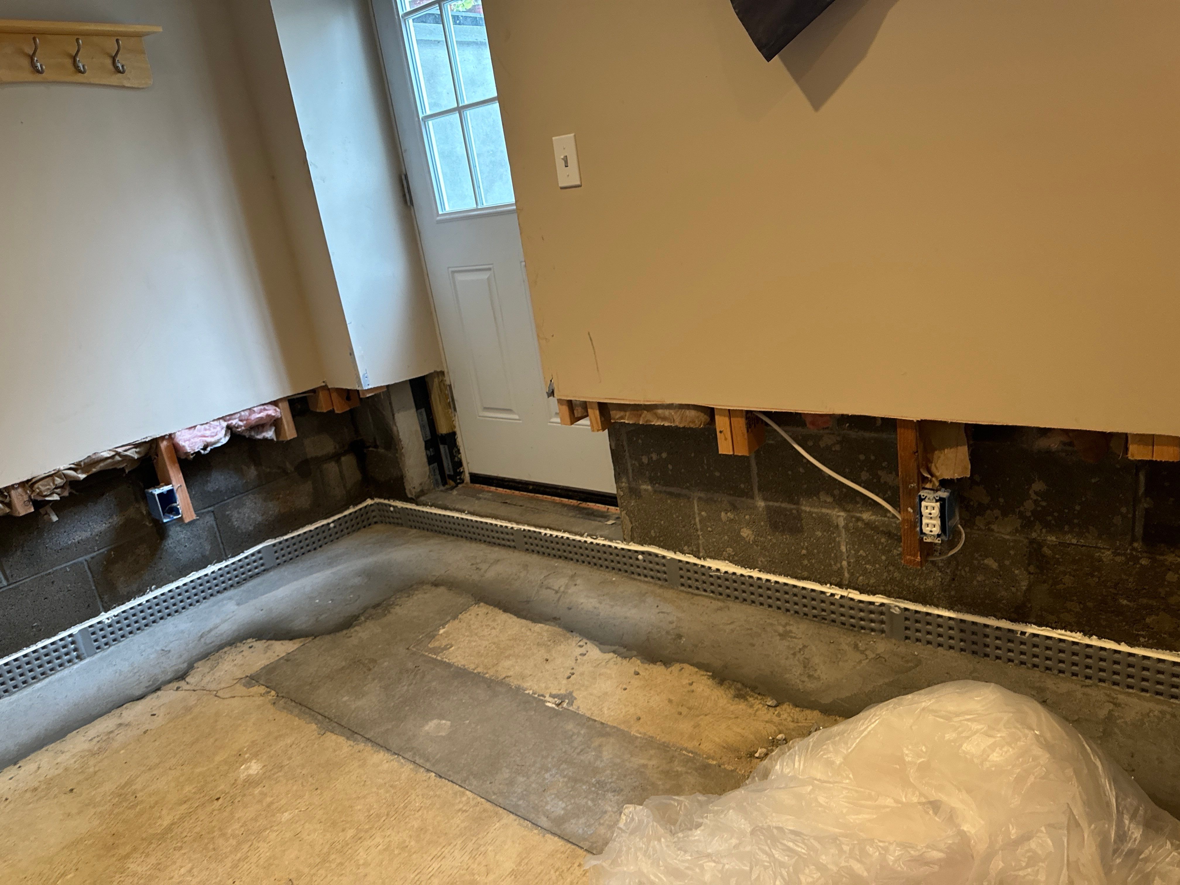 Interior French Drain With Radon Seal & Mold Remediation in Wall Township by Pure Service Pro, LLC 