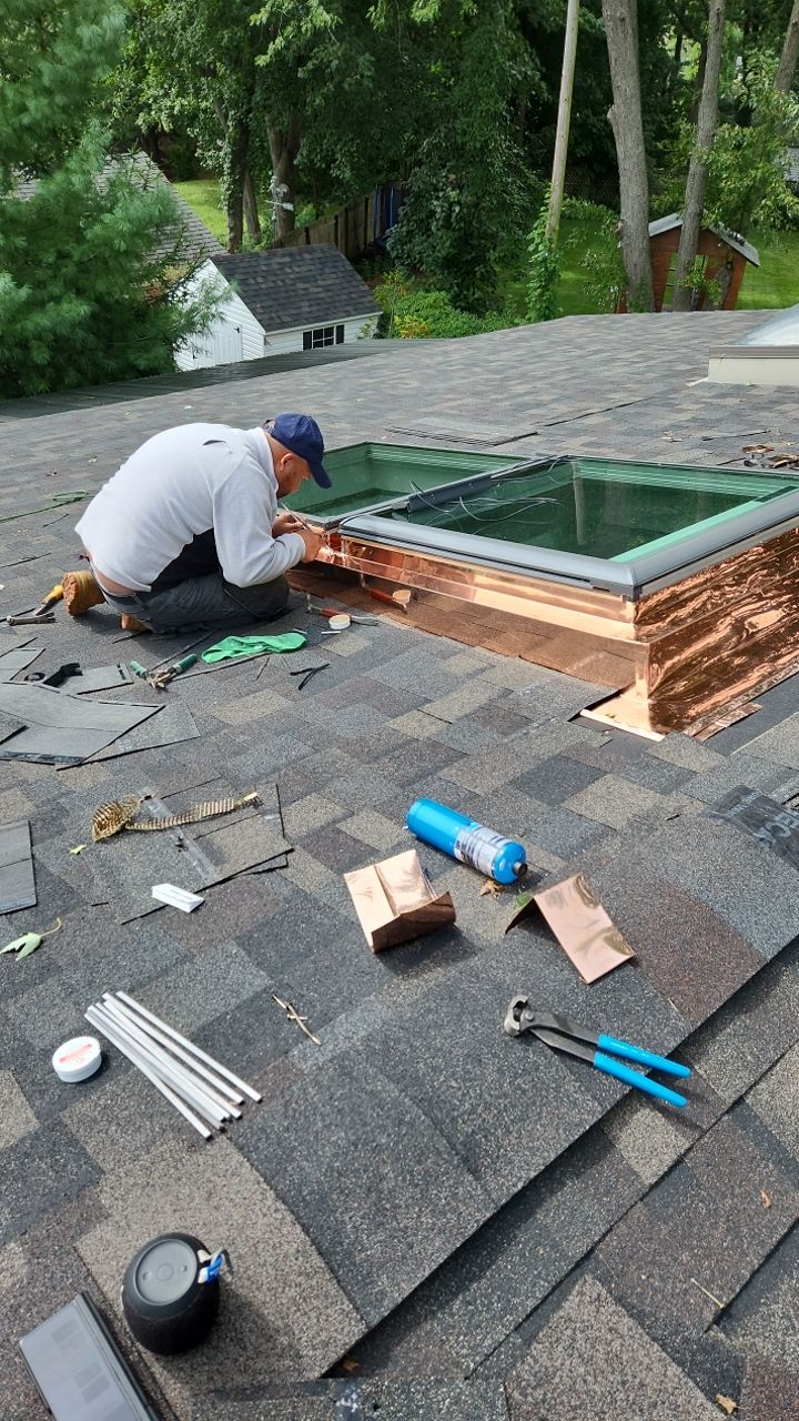 Residential Roofing Installation using Owens Corning TruDefinition Duration Designer - Black Sable by A Plus Exterior