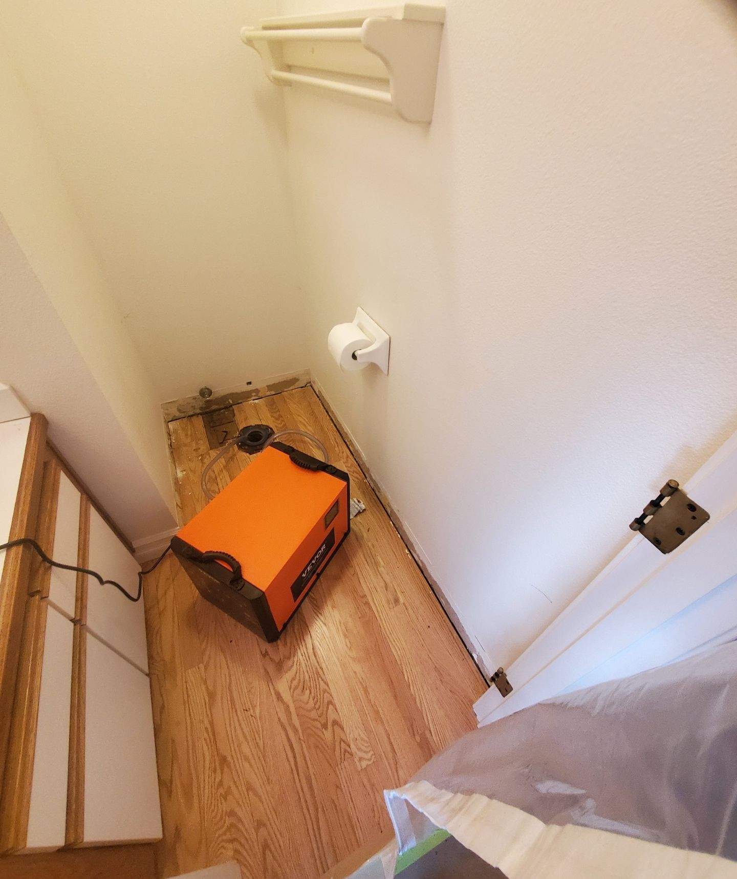 Water Damage using Air Movers by Construction Now LLC