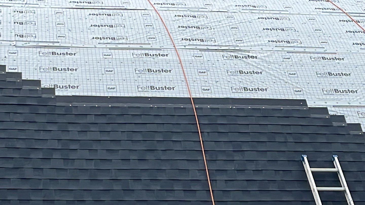 Barn Roofing Installation using GAF Timberline HDZ Charcoal by Nitro Roofing and Construction