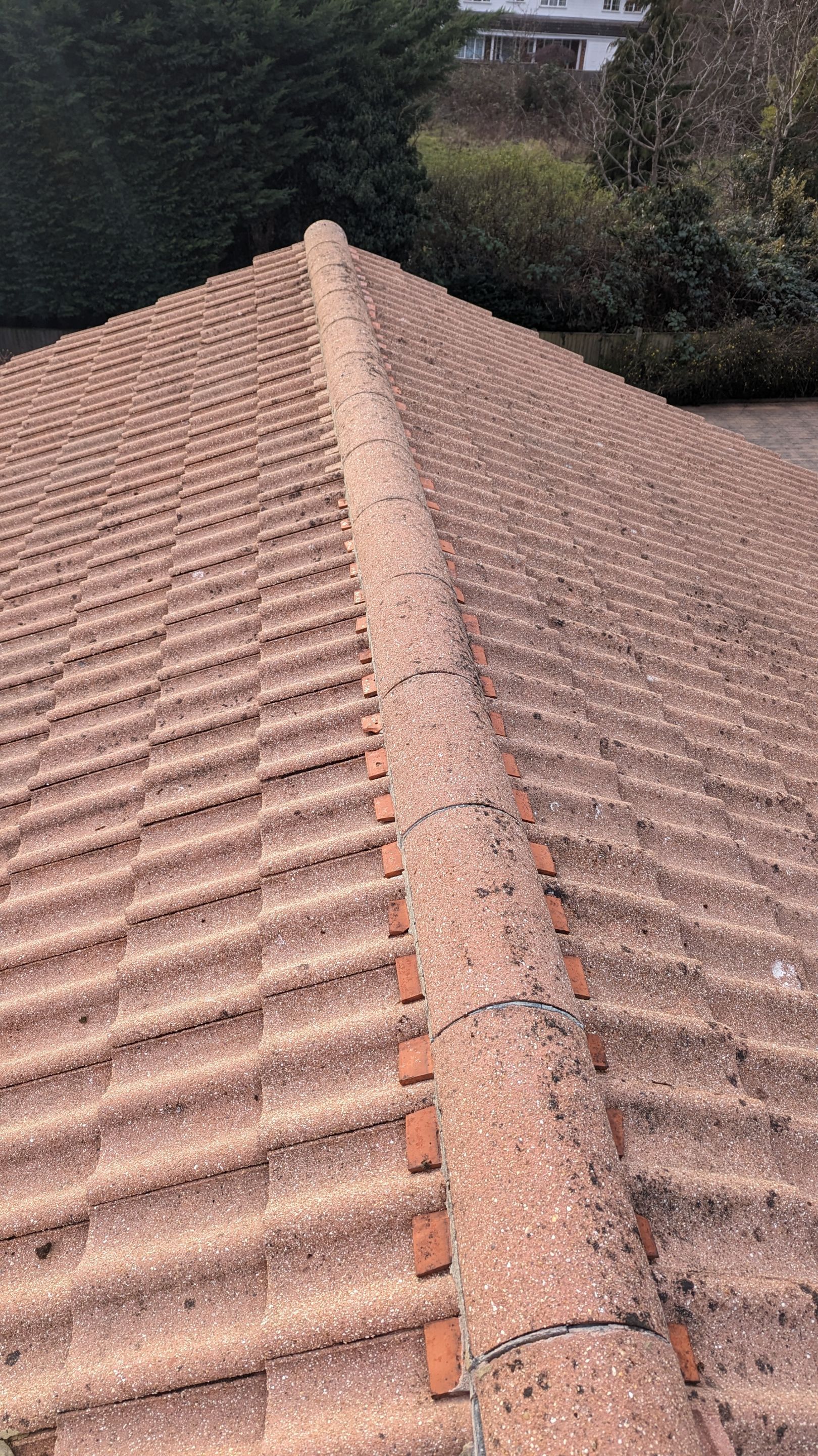 Roof and Driveway Clean using Honda 15lpm Low Pressure Washing Machine by Ges Exterior Cleaning ltd