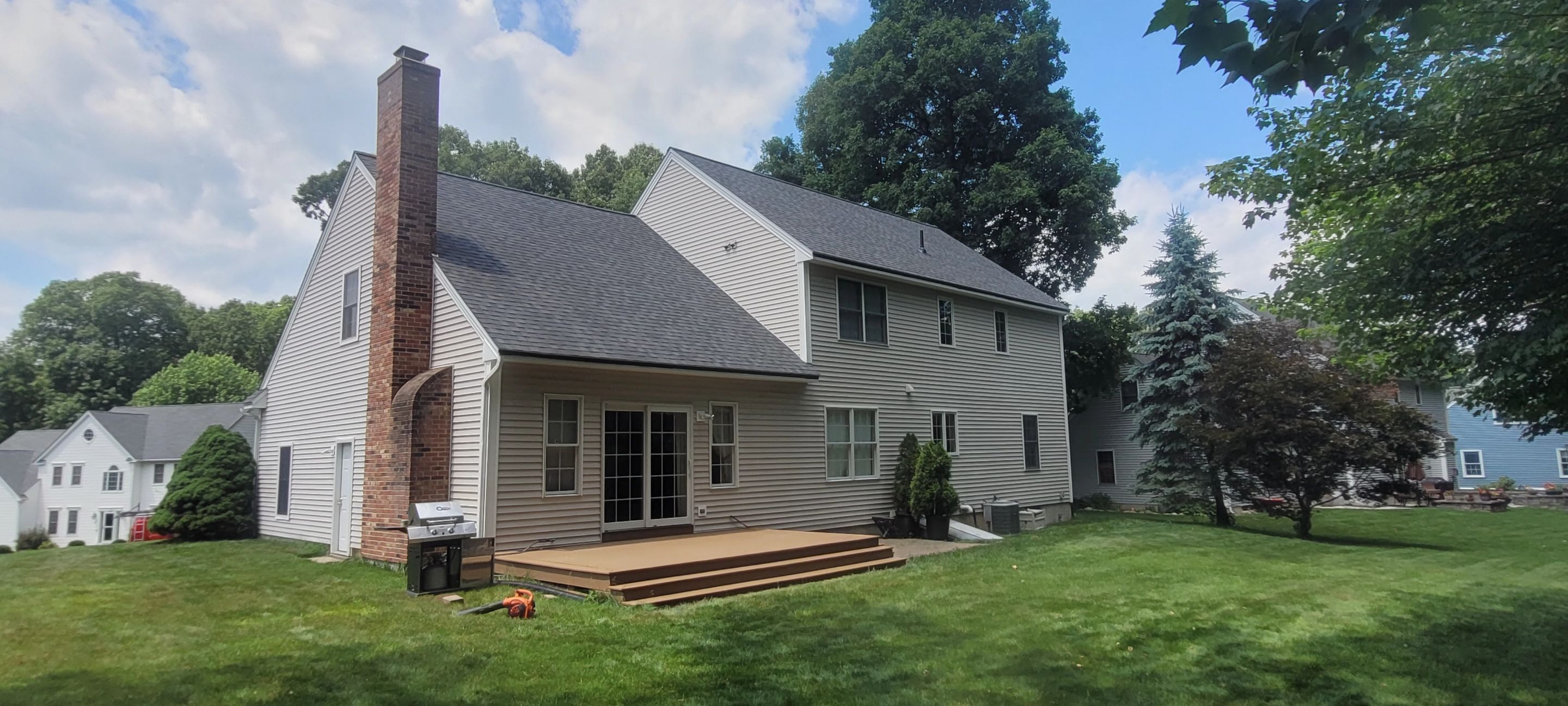 New Asphalt Shingled roof in Glastonbury by DiGiorgi Roofing and Siding Inc
