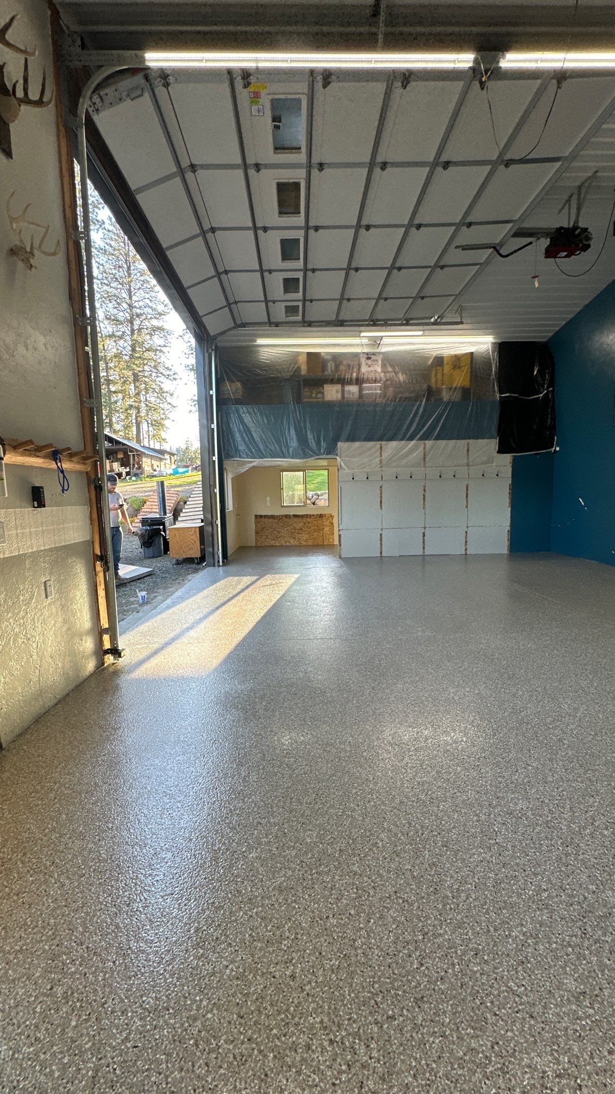 Shop Transformation using Pebble Beach by Croc Coatings, LLC