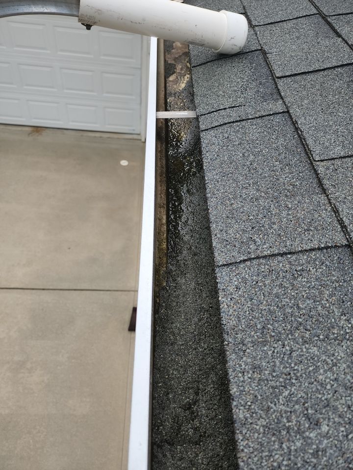Gutter Cleaning using cleaner by G&H Home Tech Pros LLC