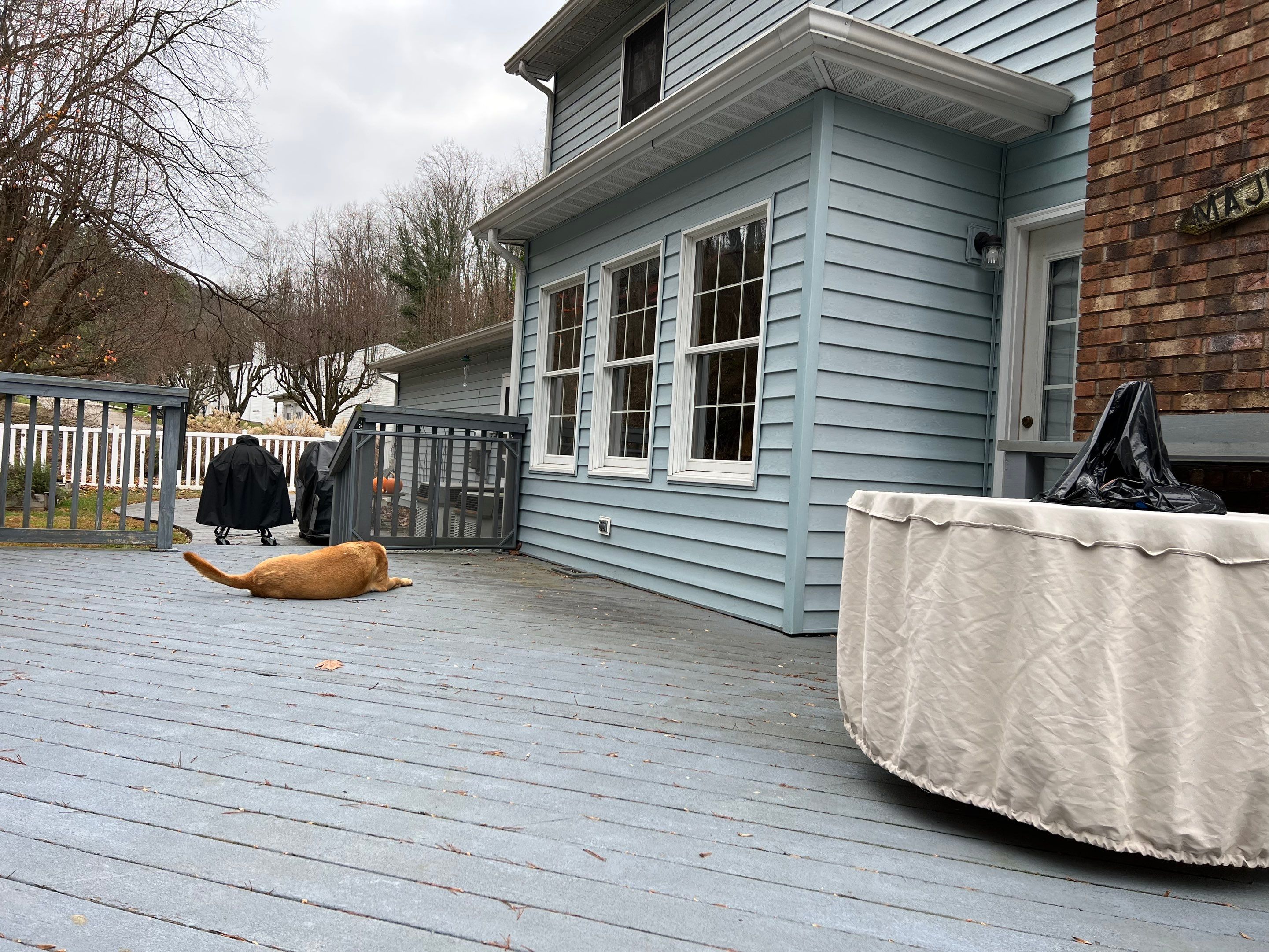 Deck Installation using Trex Decking and Railing  by Secure Construction Company Inc