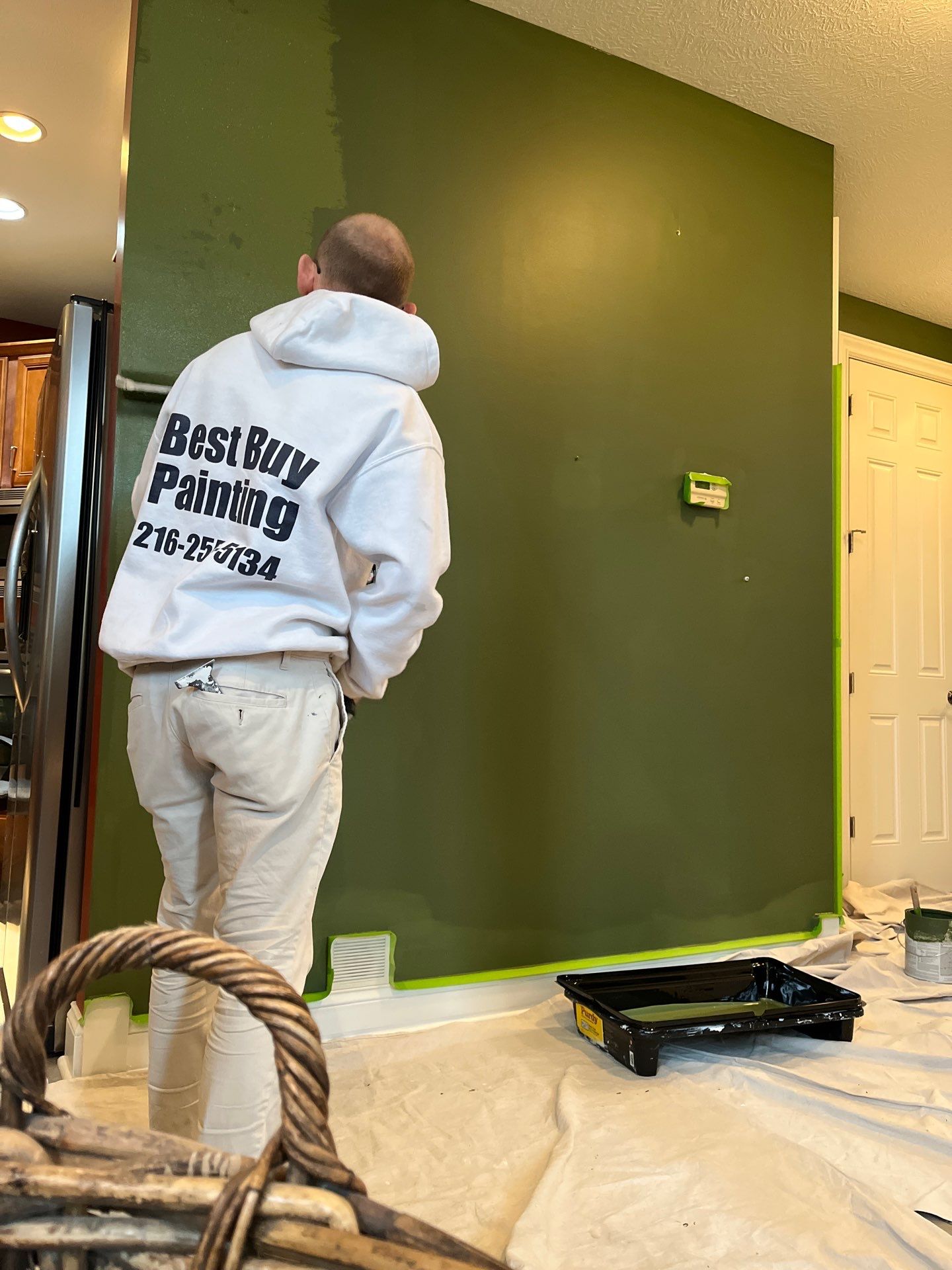 Orange Town Home by Best Buy Painting 