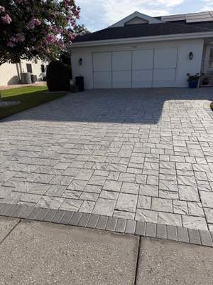 Paver Driveway Cleaning and Sealing in Sun City Center