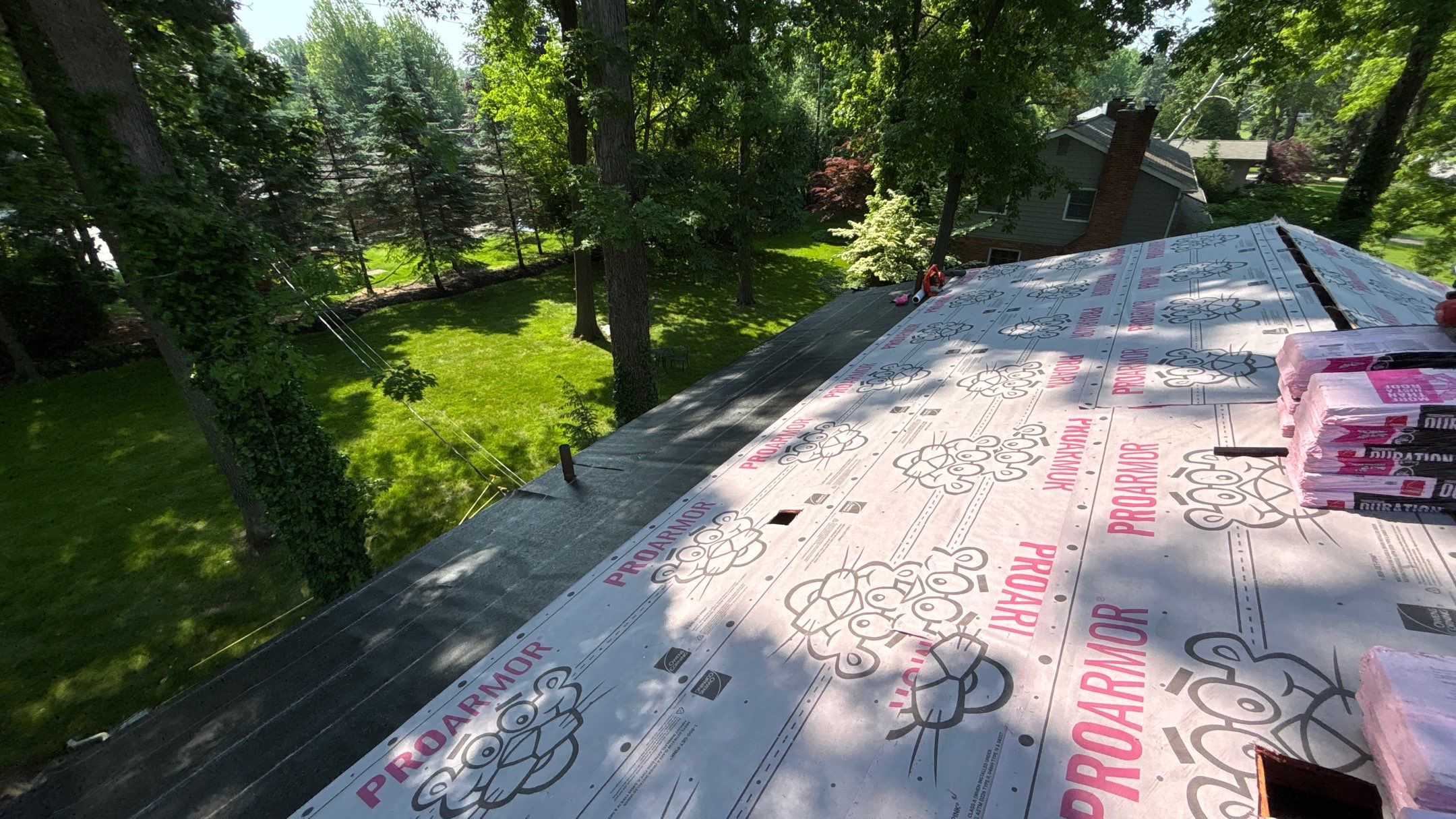 Roof Replacement using Owens Corning Teak by 180 Contractors