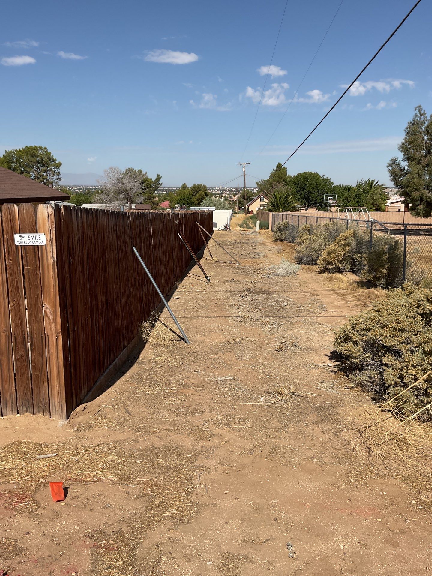 Dark Brown Privacy Chain Link Fence by Fence Guys Inc.
