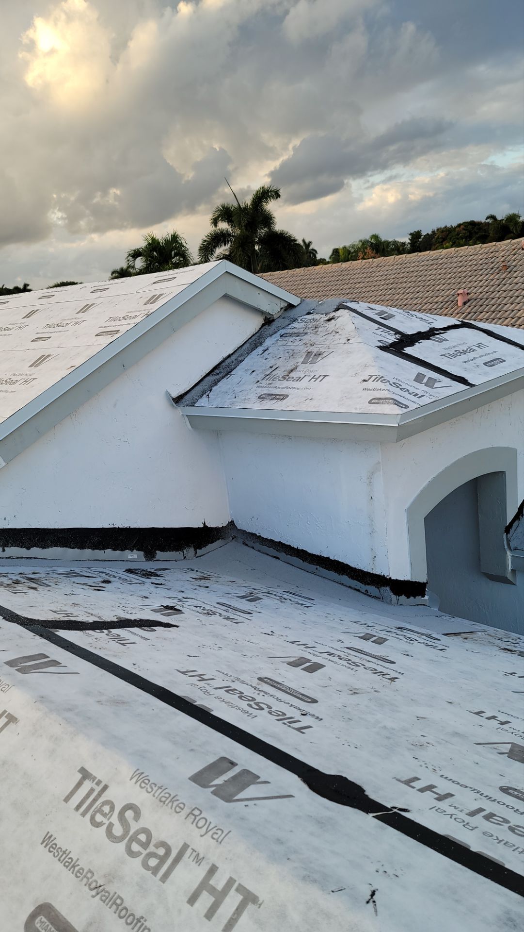 Residential Concrete Tile Roof Replacement and Fascia Repair in Boca Raton by Aastro Roofing