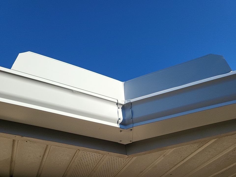 Gutter Installation using K-Style Seamless Gutters by Gutter Professors