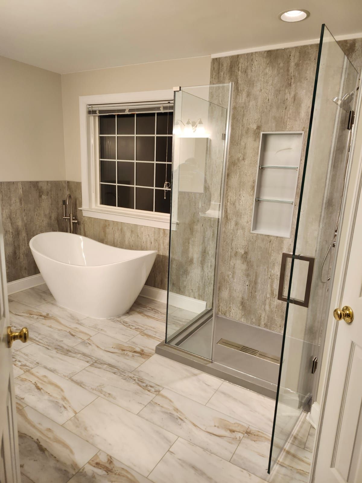 Complete master bathroom remodel/Full window replacement by Window Depot of Annapolis