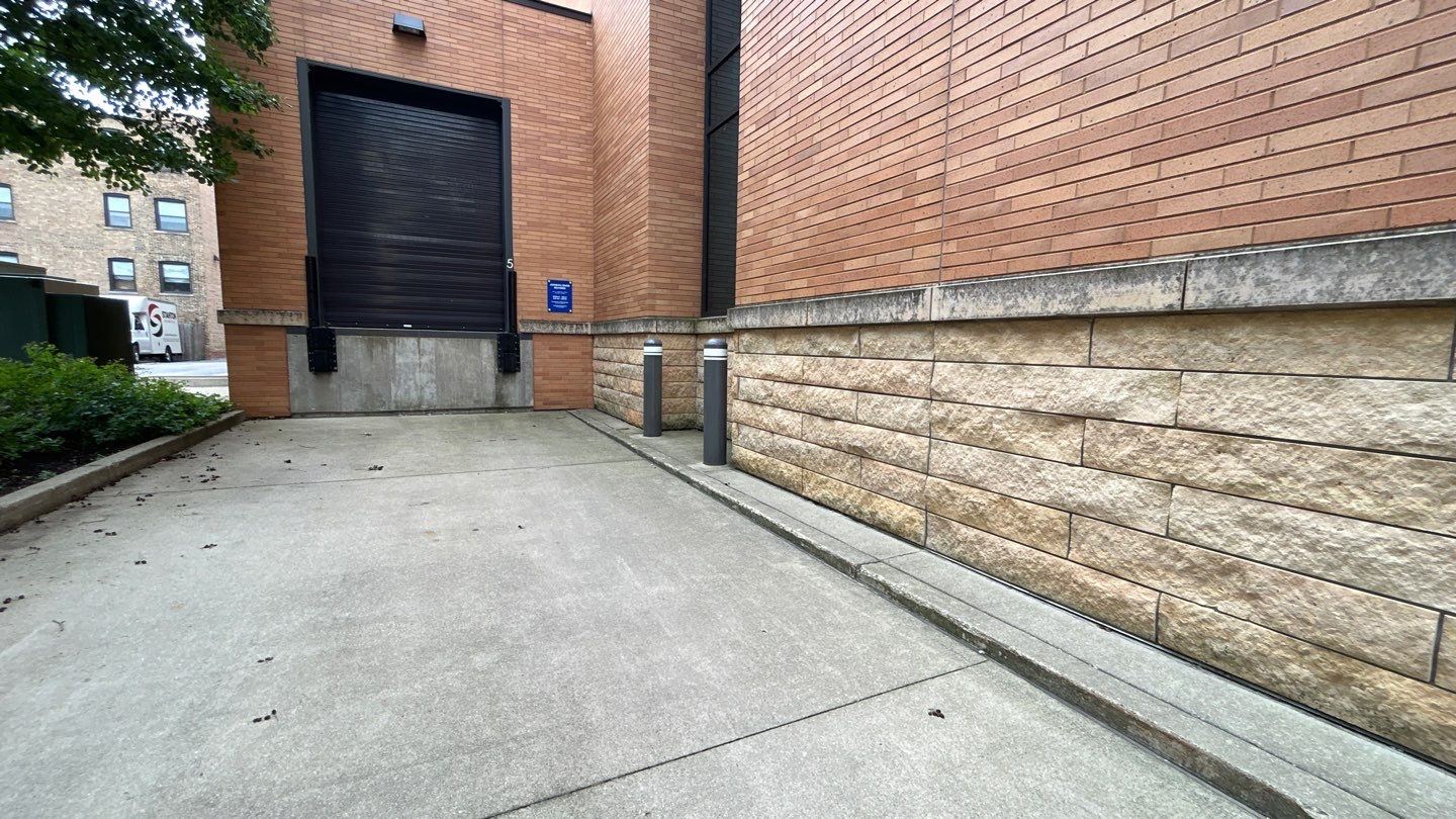 natural stone using Algaecide, soft wash soap by Northern Power Washing LLC.