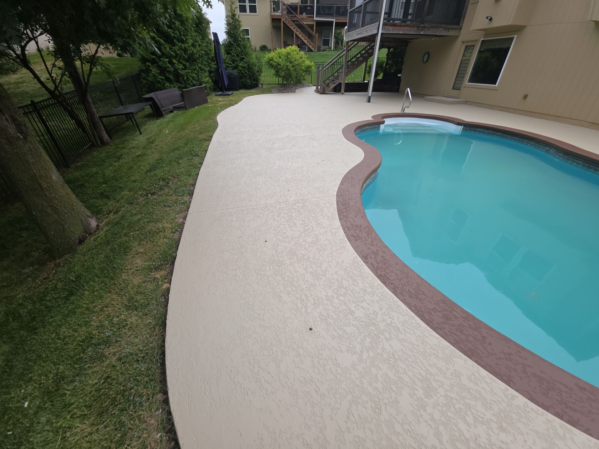 Pool Deck Refresh- Kansas City, MO by Big Red Decorative Concrete, LLC