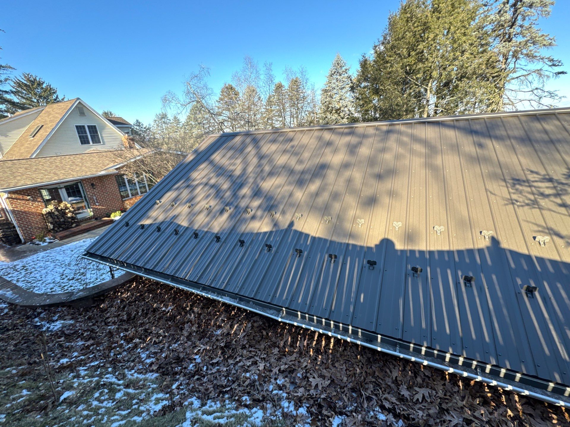 Metal Roof Replacement for Detached Garages in Palmyra by Esh Builders