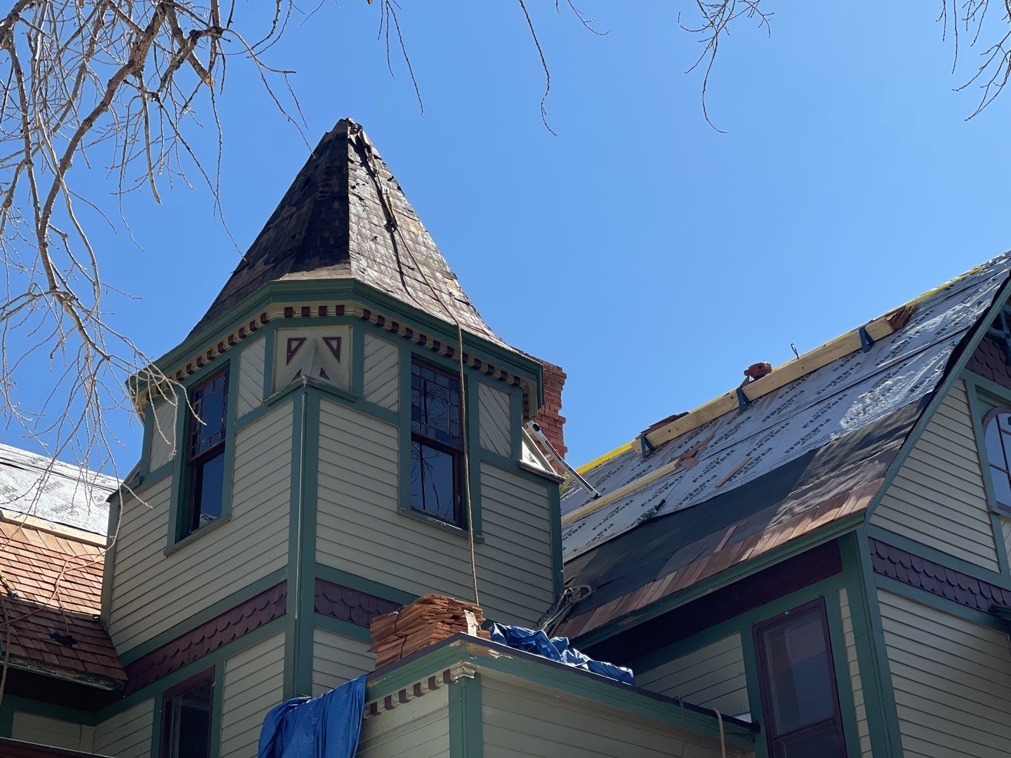 Rapid City Historic Building Receives New Cedar Shingles by Weather-Tite Exteriors LLC