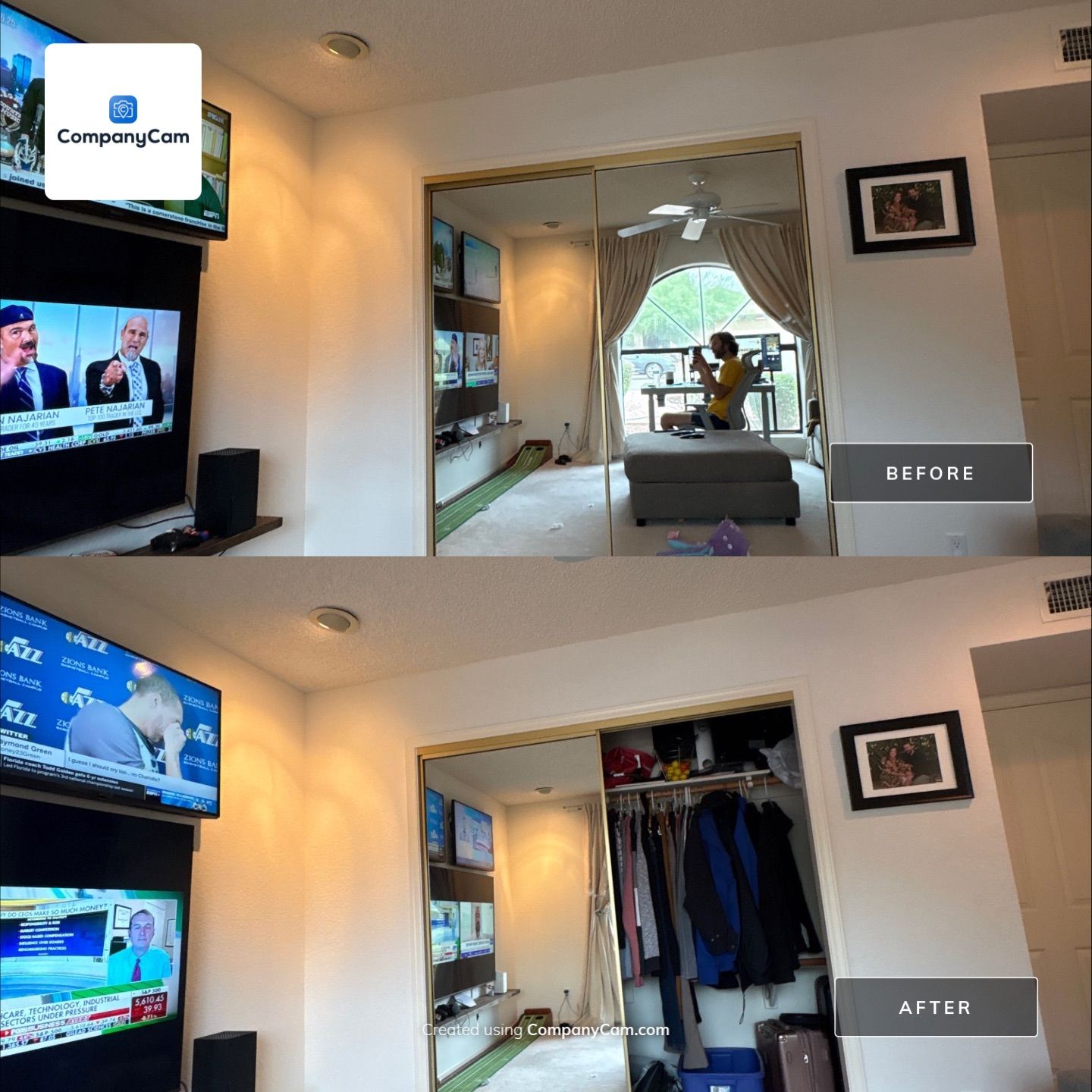 Basement Remodel using Drywall by CompanyCam Sales Demo