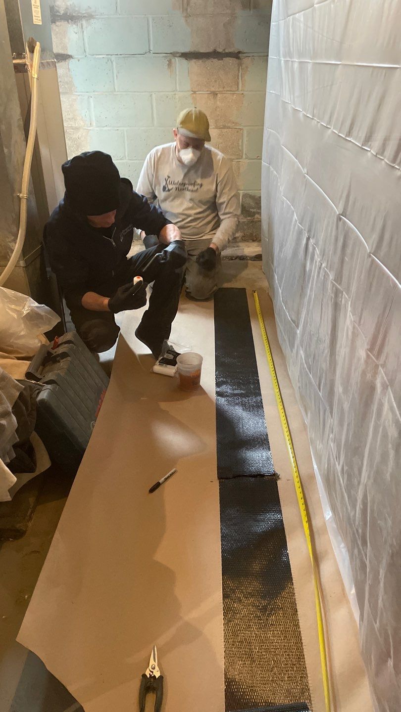Basement Waterproofing in Crystal by Waterproofing Northeast