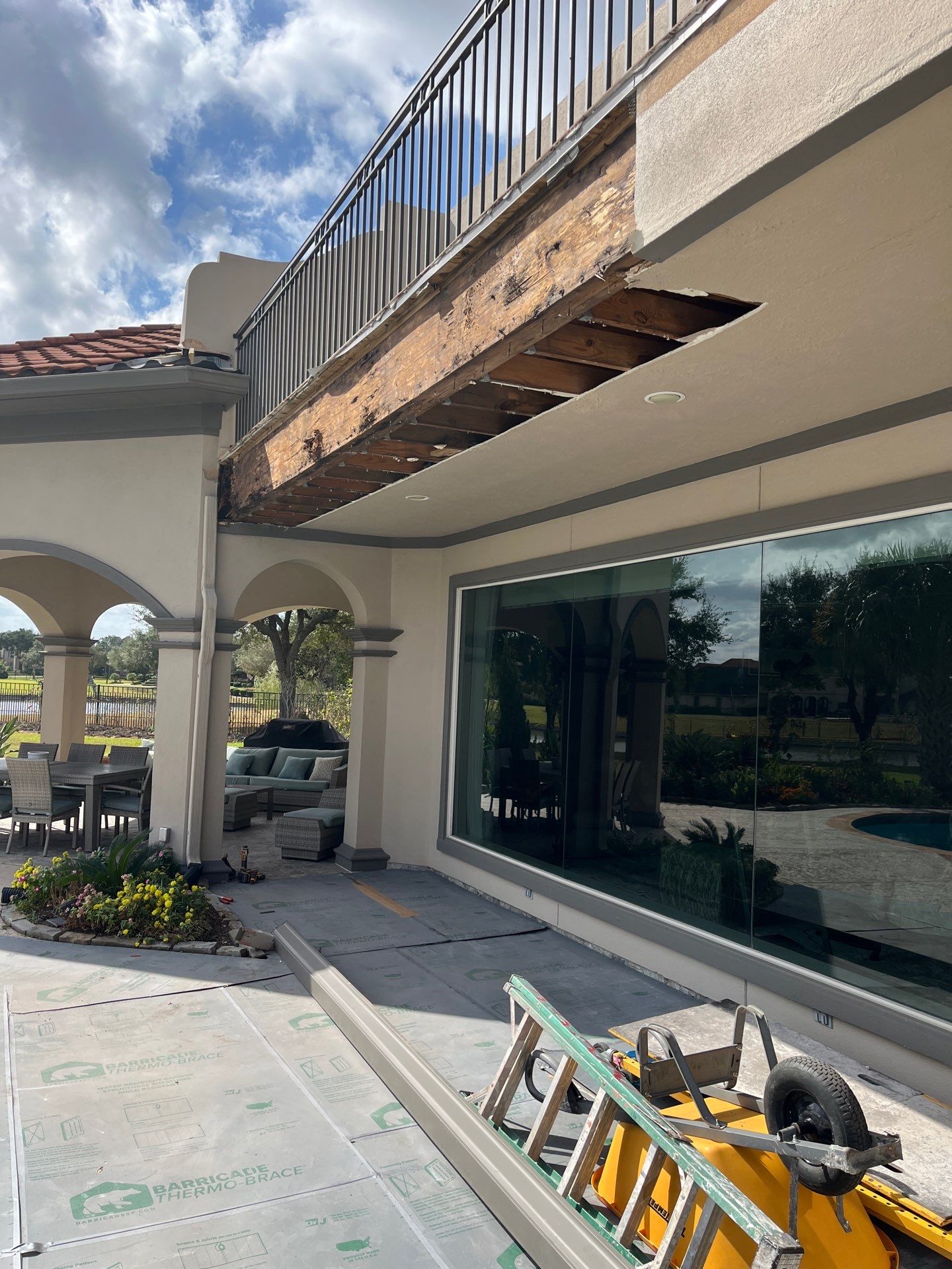 Major Remodel onBalcony Reconstruction by L&T General Contractors and Restoration INC