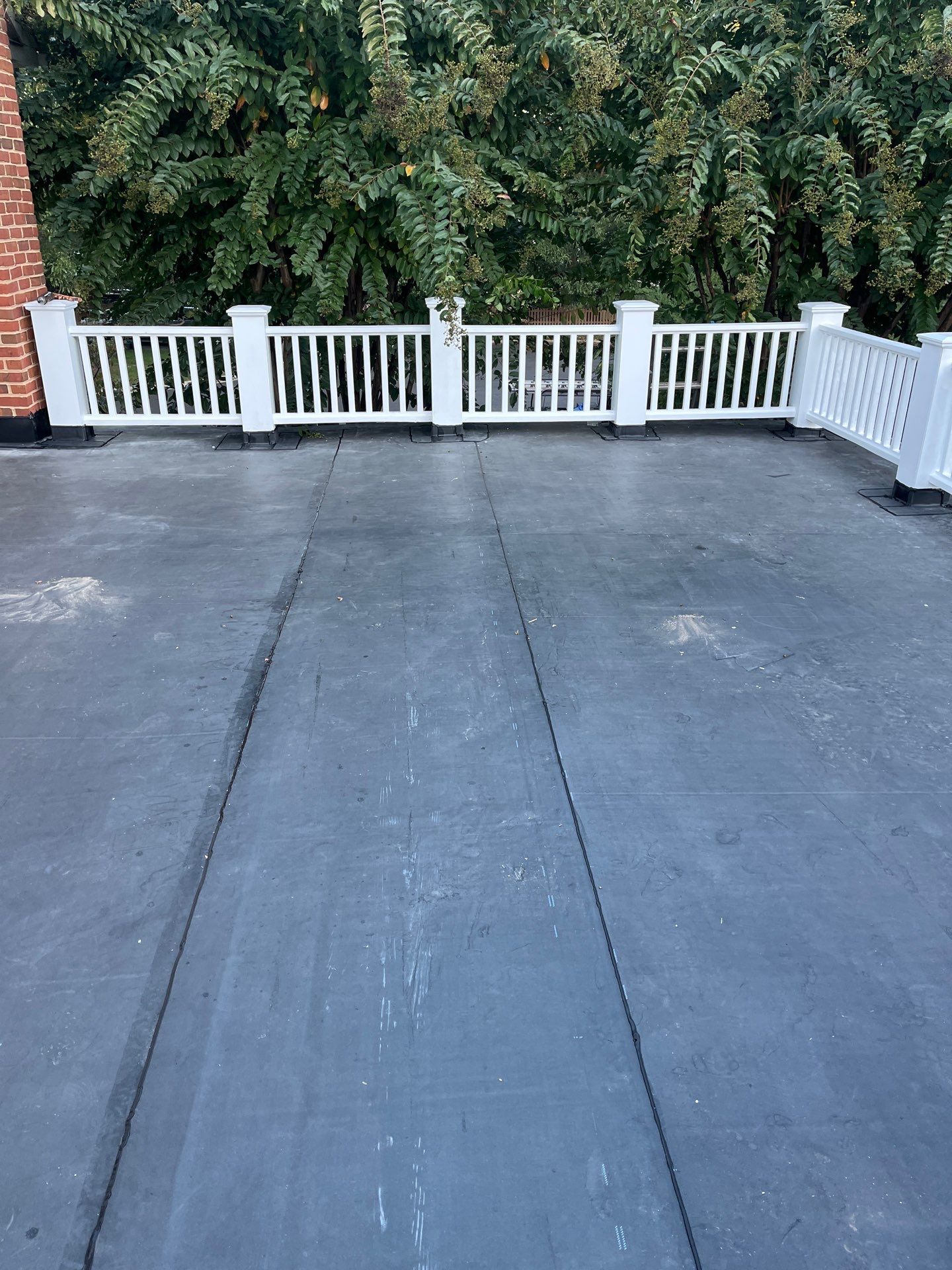 McLean - Residential Flat Roof Replacement with Carlisle Syntec EPDM by RM Banning, Inc.