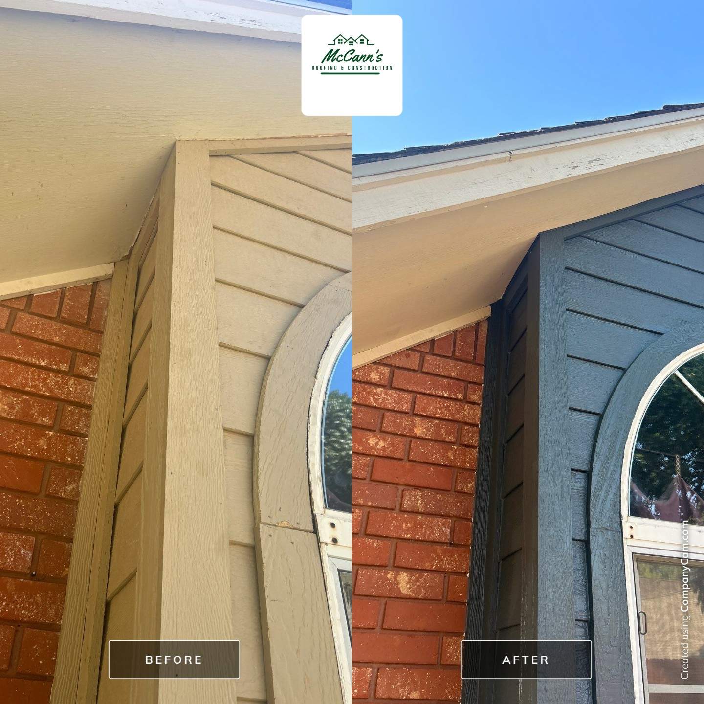 Siding Replacement and Exterior Painting in Edmond, OK by McCann's Roofing and Construction