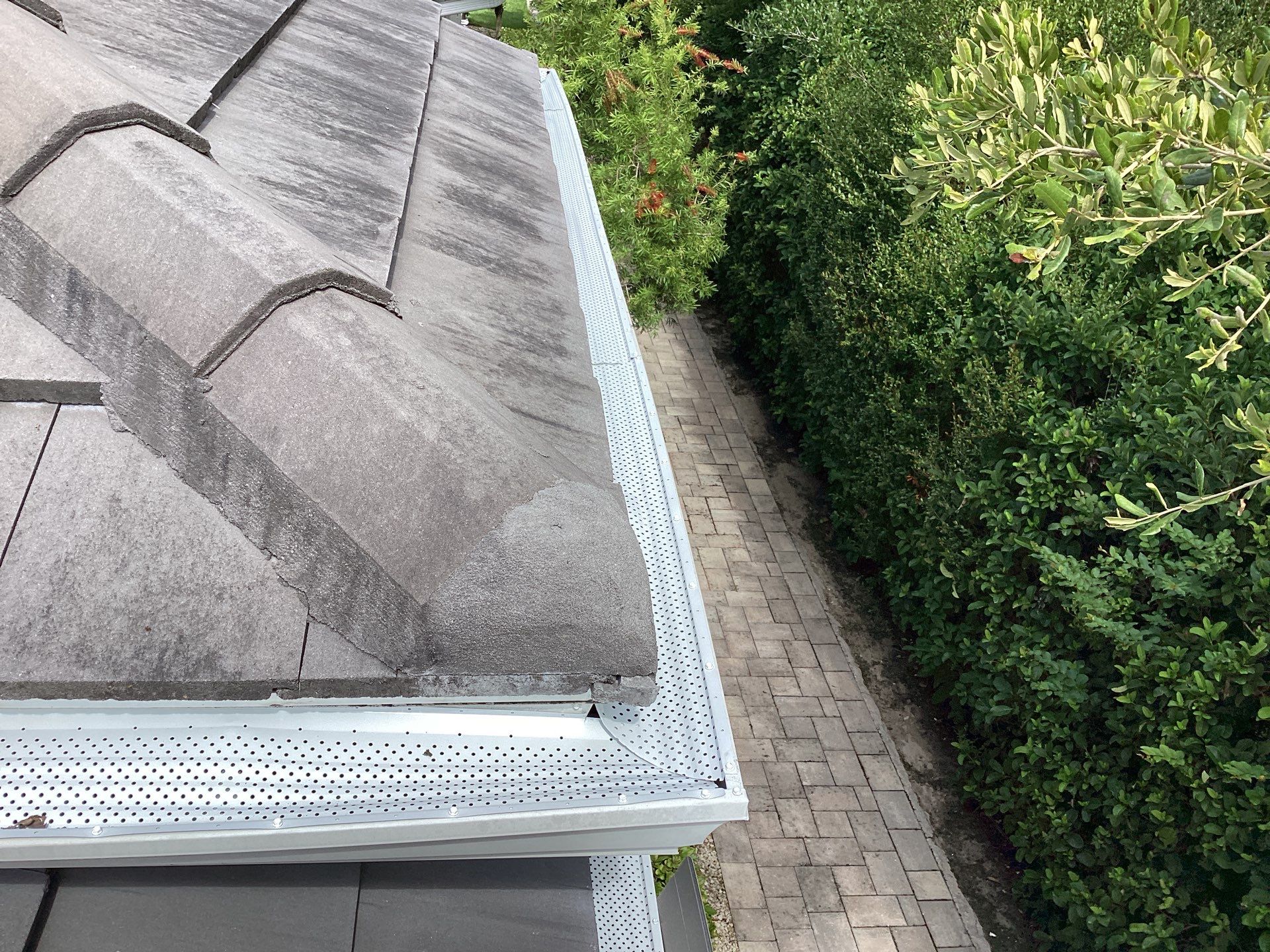 Gutter guard installation for a Sarasota home by Gutter Professors