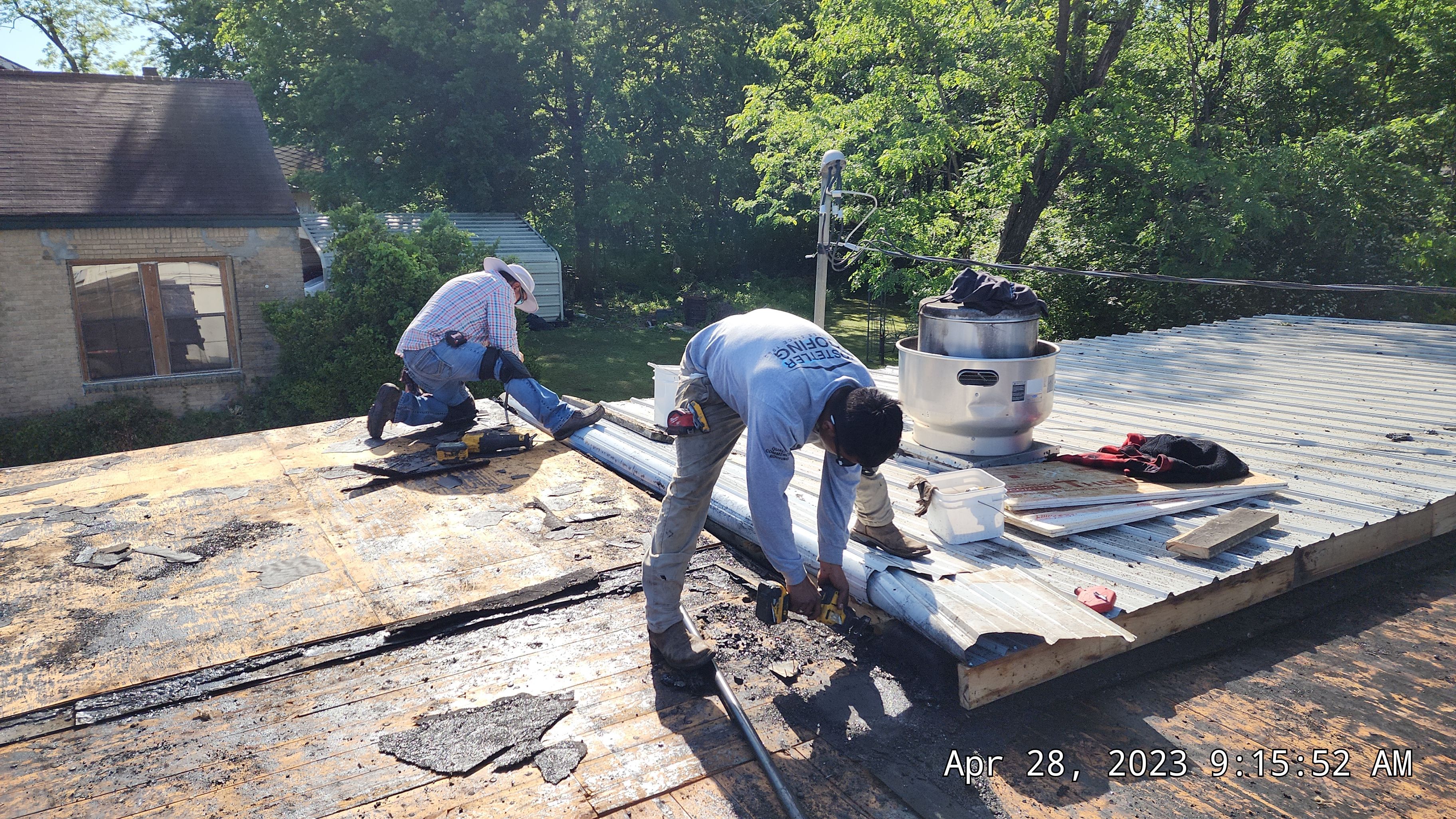 Store Building in Hope by Hostetler Roofing