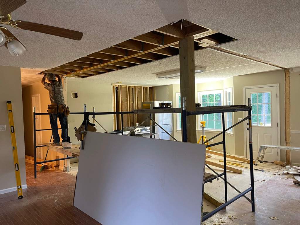 Russet Woods Flip House by Pillar and Pine