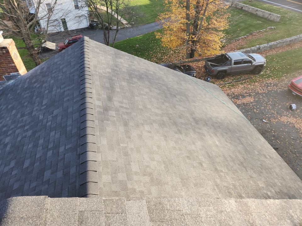 Residential Roofing Installation using Owens Corning TruDefinition Onyx Black by A Plus Exterior